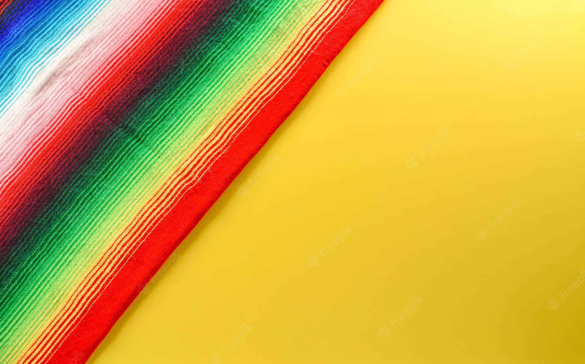 Serape, yellow serape, vibrant multicolored striped textile, Full HD Desktop Wallpaper