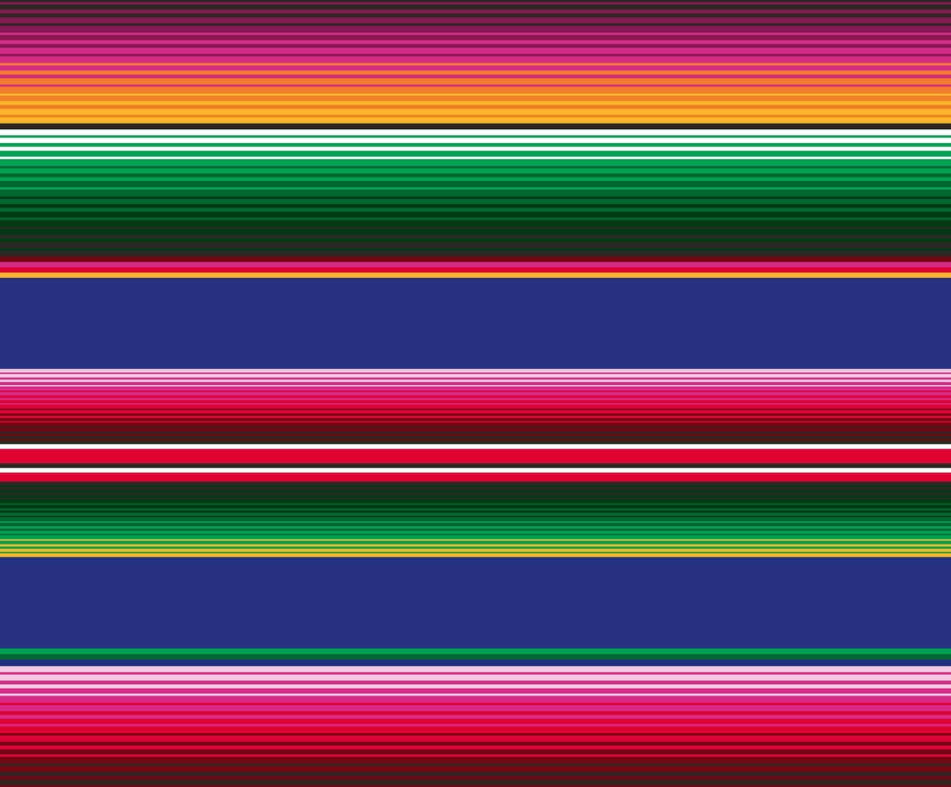 serape, vibrant multicolored horizontal stripes, bold geometric pattern, HD Desktop Wallpaper