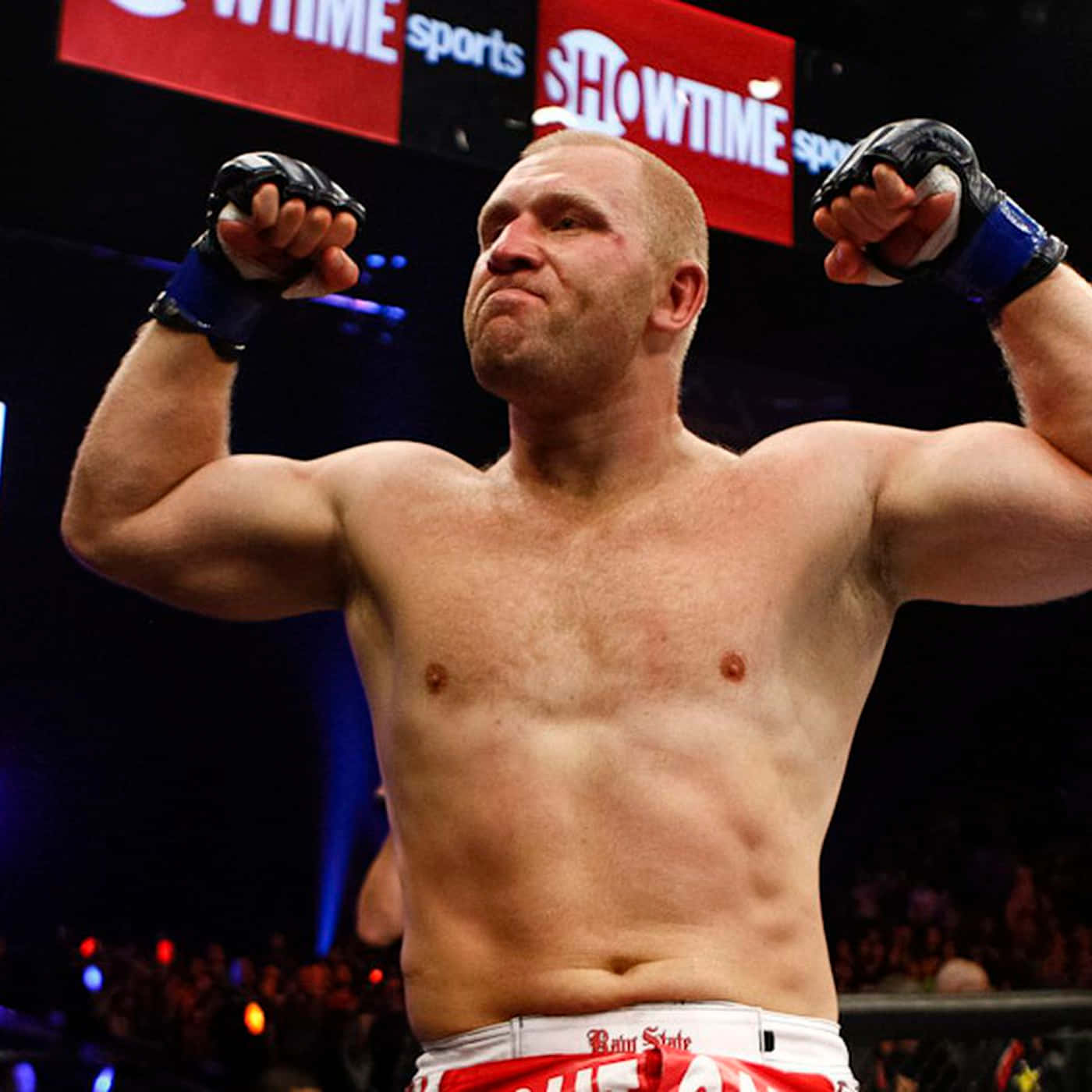 Sergei Kharitonov, MMA fighter, knockout victory, HD Desktop Wallpaper
