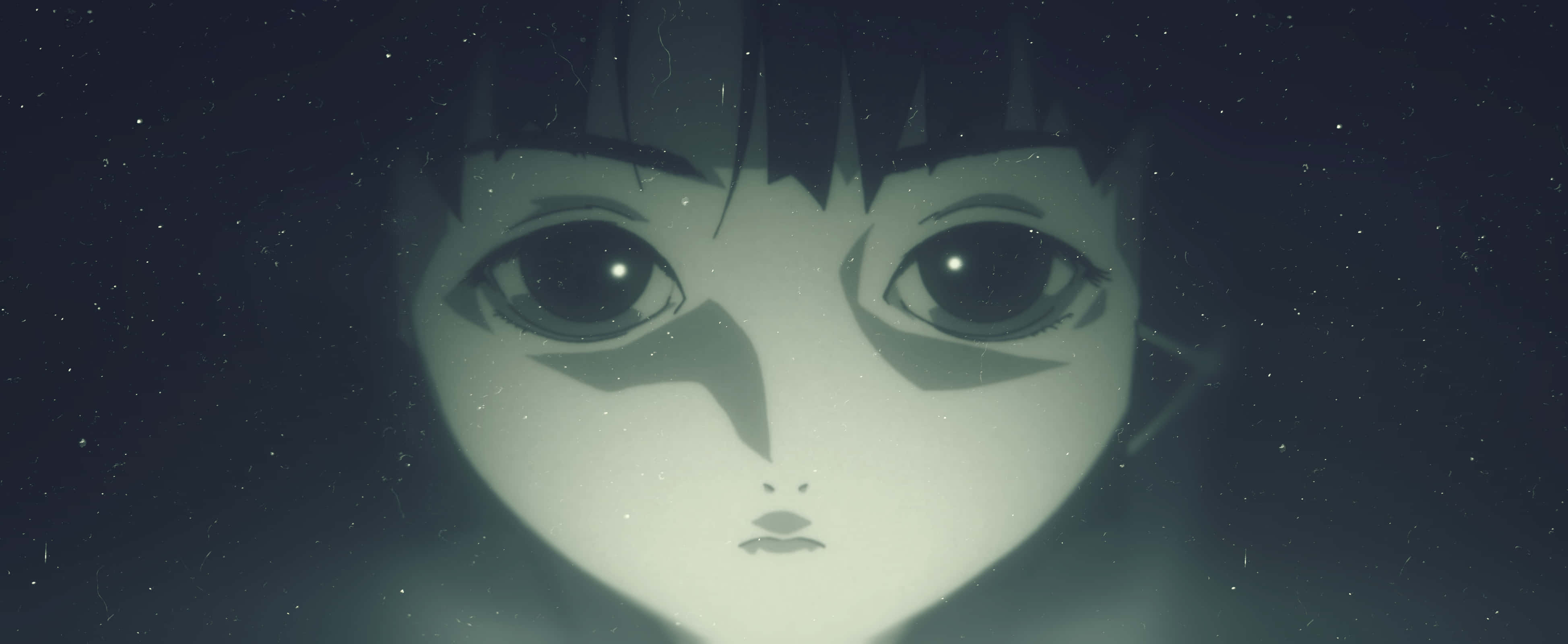 Serial Experiments Lain, anime girl, glowing, 4K Desktop Wallpaper