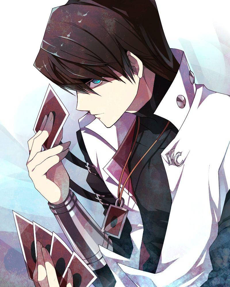 Seto Kaiba, deck card, blue eyes, SD Phone Wallpaper