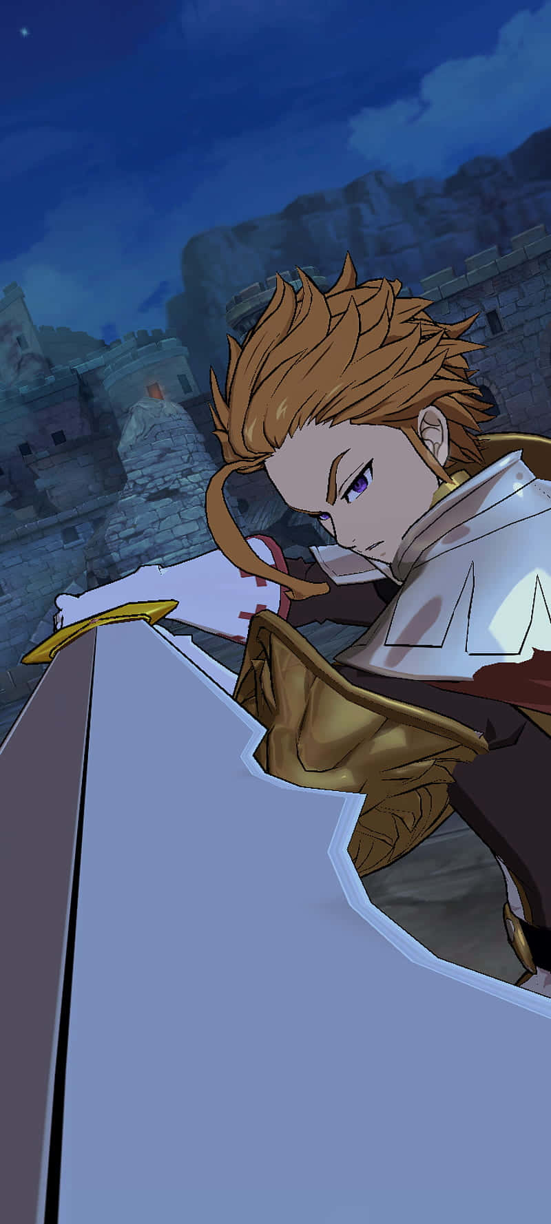 Seven Deadly Sins Arthur Pendragon, spiky brown hair, sword, HD Phone Wallpaper