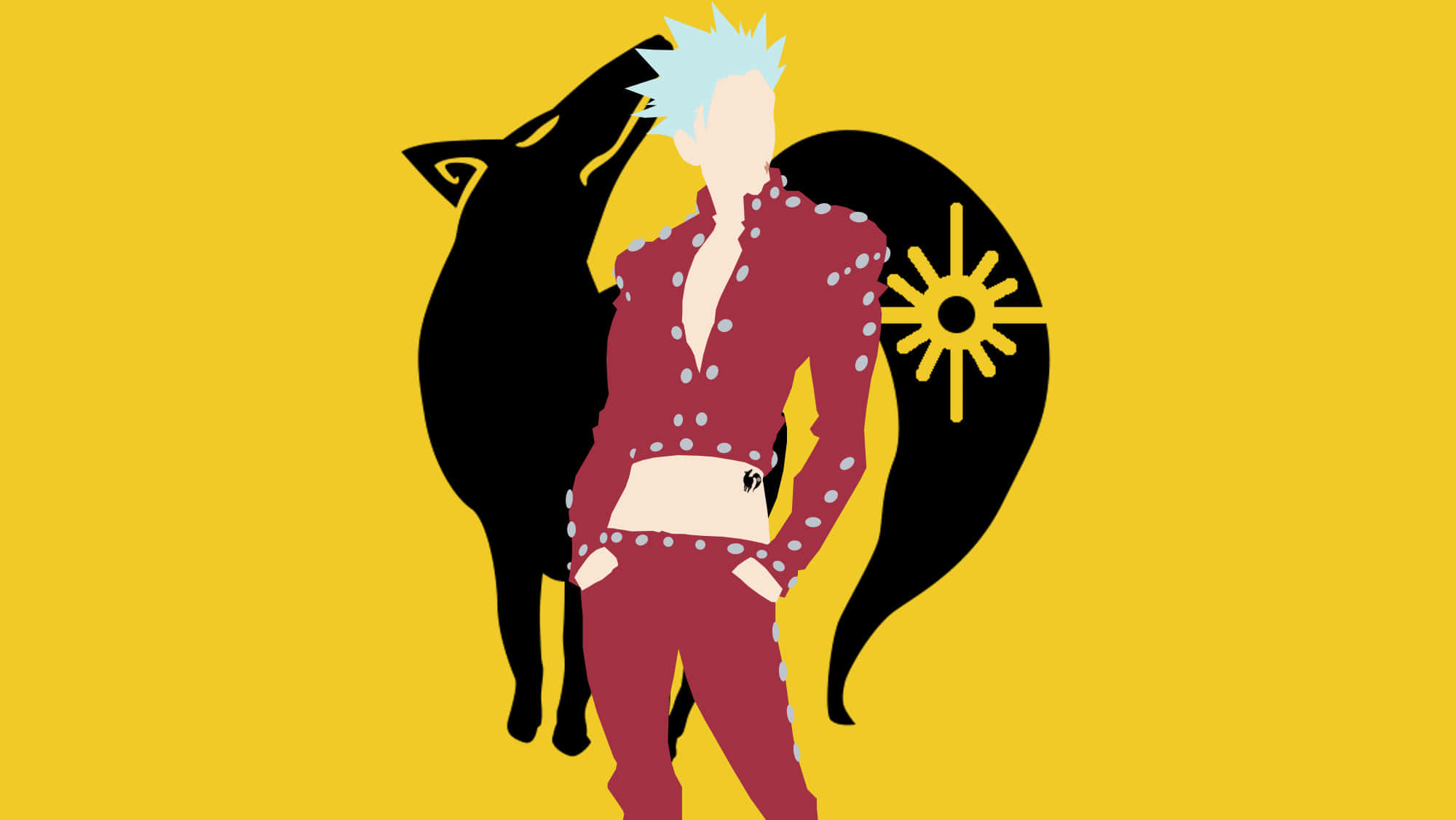 Seven Deadly Sins, Ban, spiky blue hair, Full HD Desktop Wallpaper