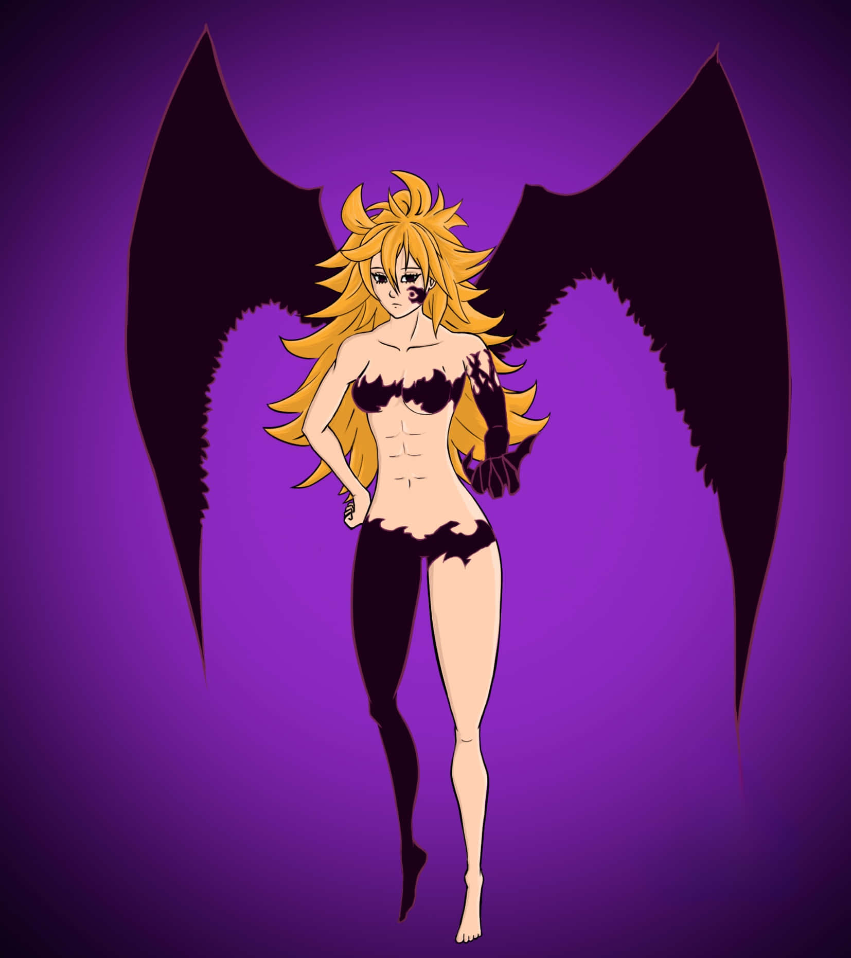 Seven Deadly Sins Derieri, Derieri, spiky blonde hair, HD Phone Wallpaper