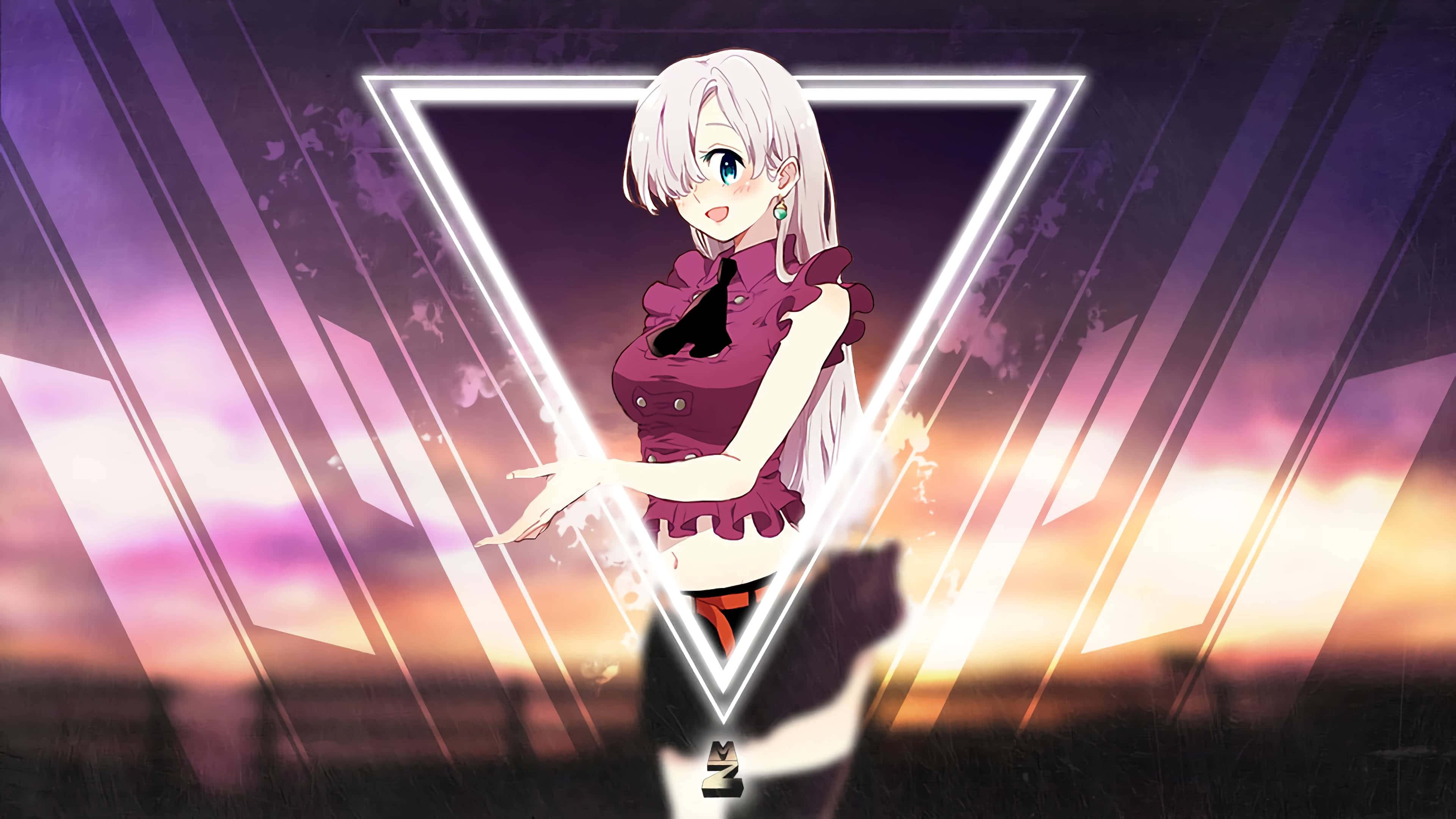 Elizabeth Liones, Seven Deadly Sins, white hair, 4K Desktop Wallpaper