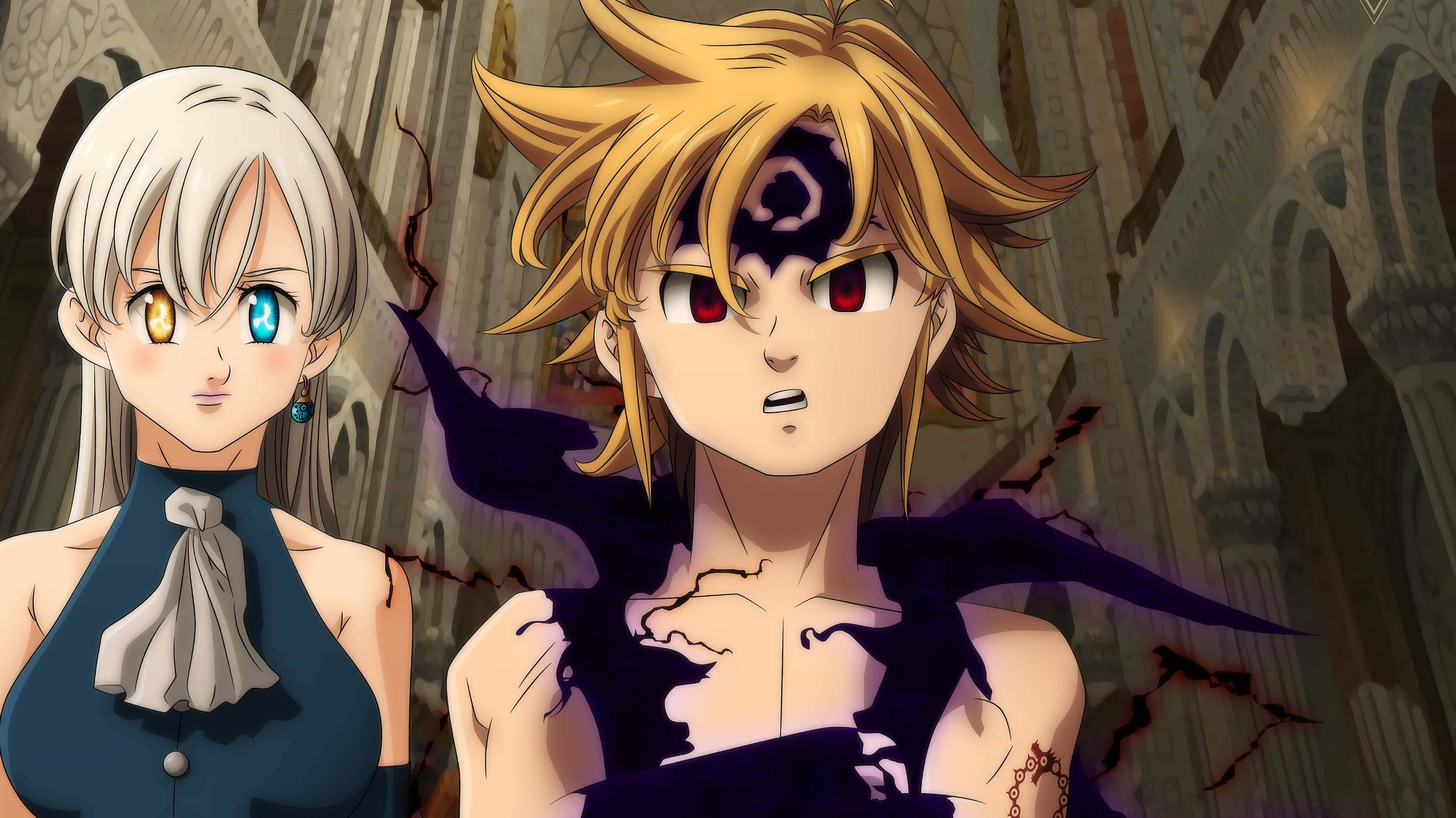 Seven Deadly Sins, Elizabeth Liones, anime series, 4K Desktop Wallpaper