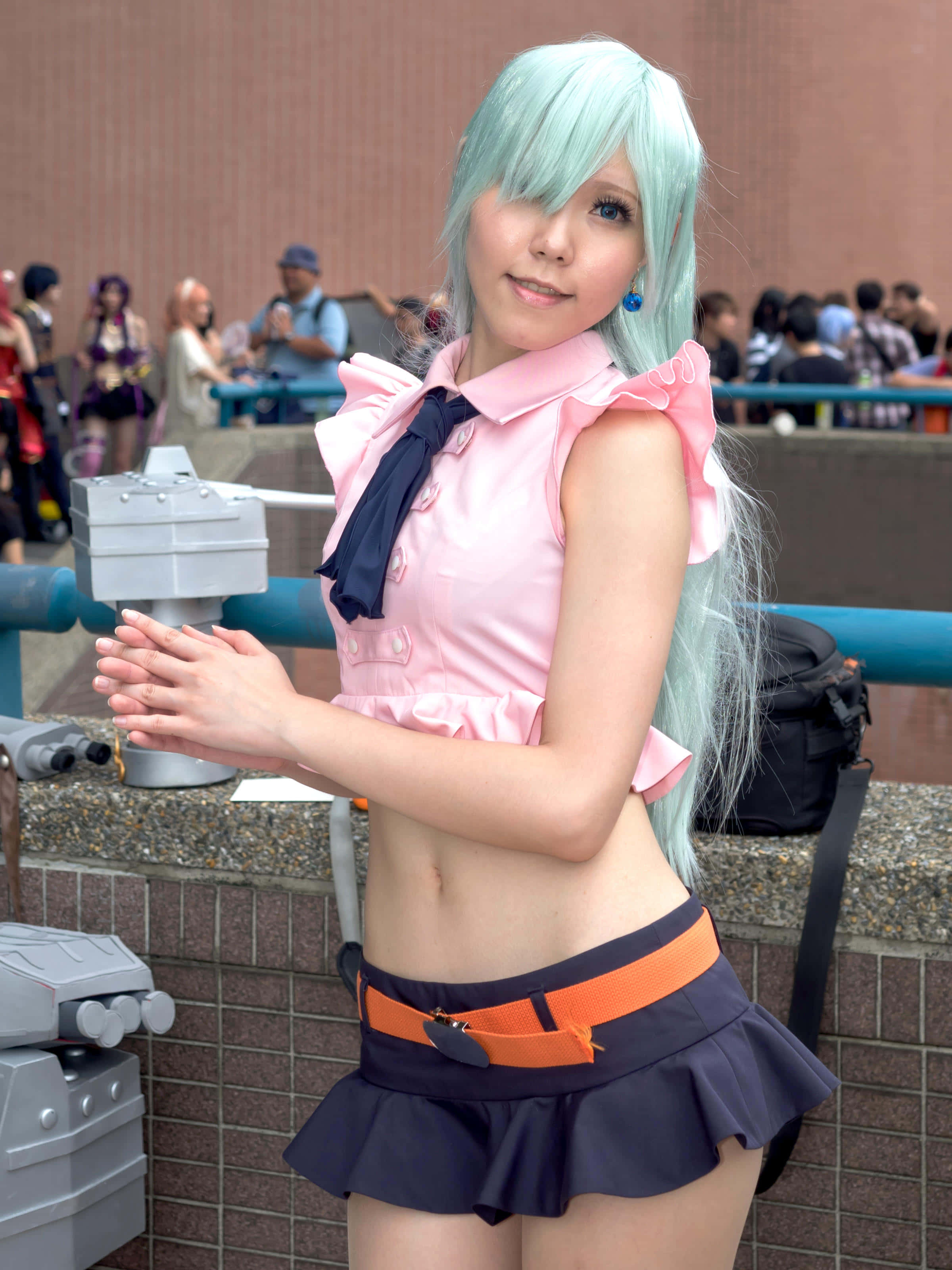 Seven Deadly Sins, Elizabeth Liones, light blue hair, 2K Phone Wallpaper