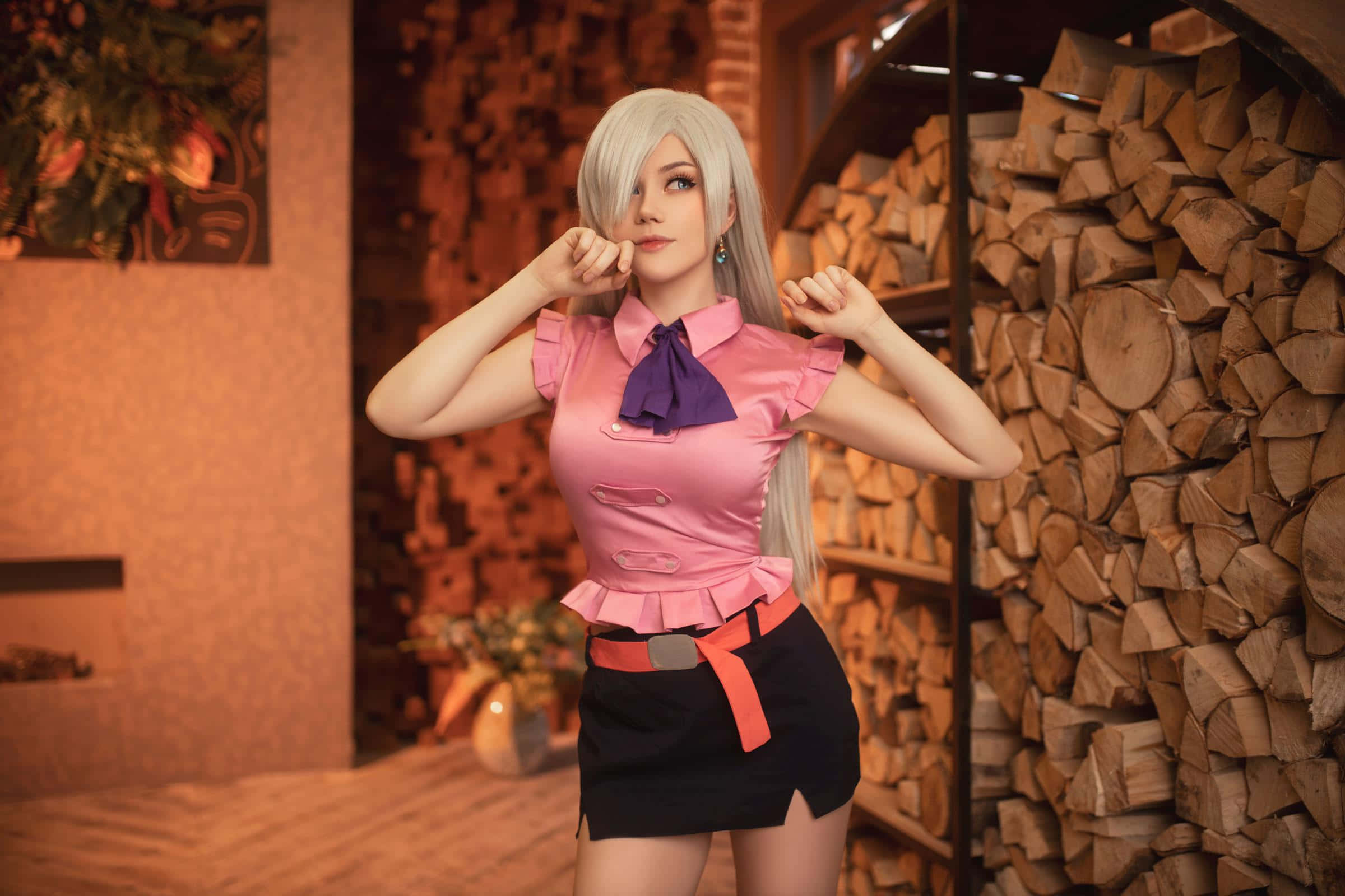 Seven Deadly Sins, Elizabeth Liones, silver hair, Full HD Desktop Wallpaper