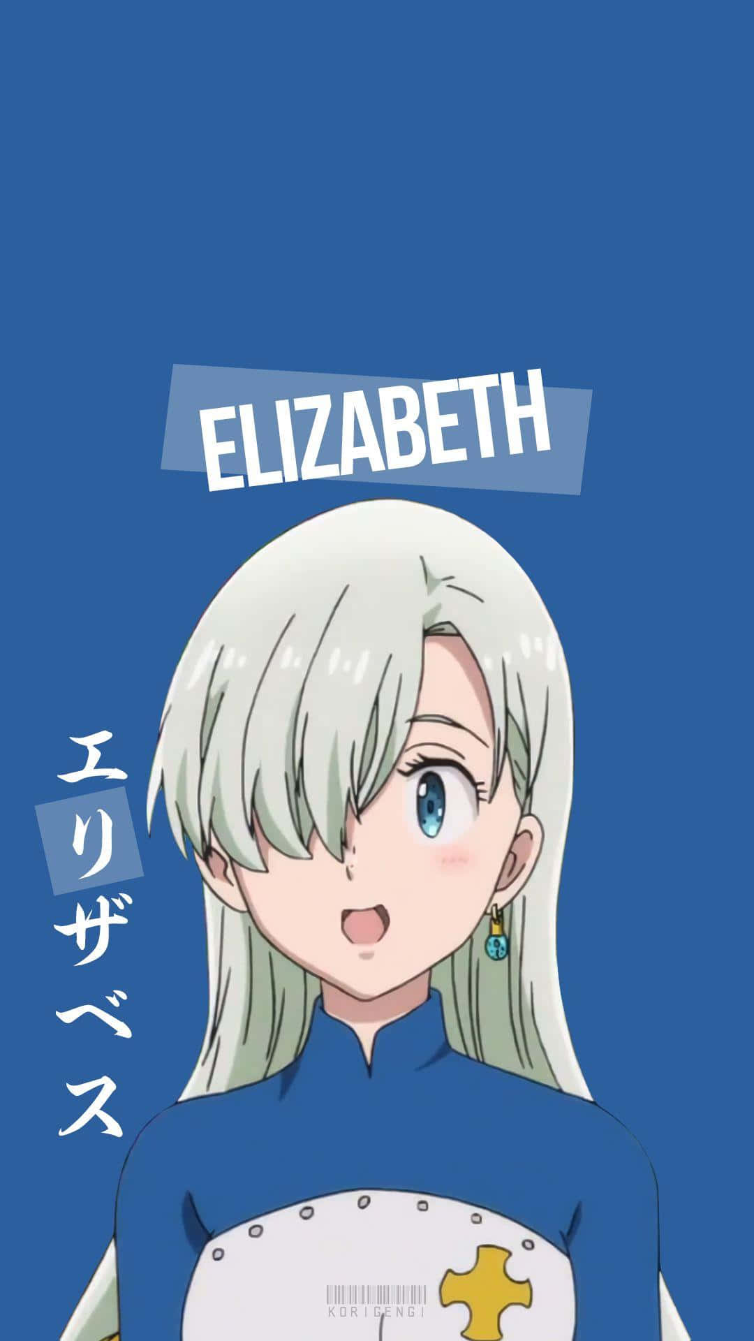 Elizabeth Liones, Seven Deadly Sins, silver hair, Full HD Phone Wallpaper
