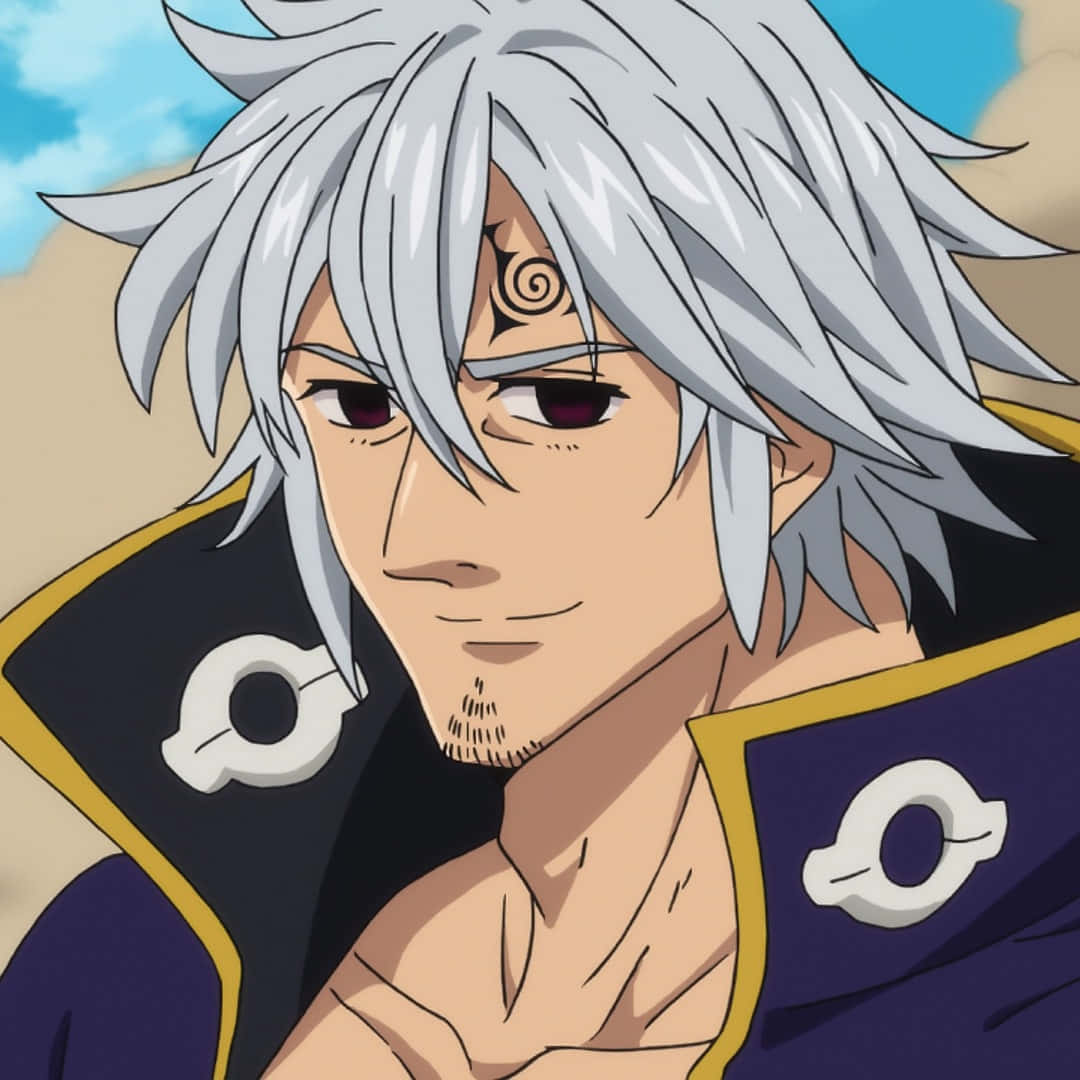 Estarossa, Seven Deadly Sins Estarossa, silver-haired anime man, SD Desktop Wallpaper