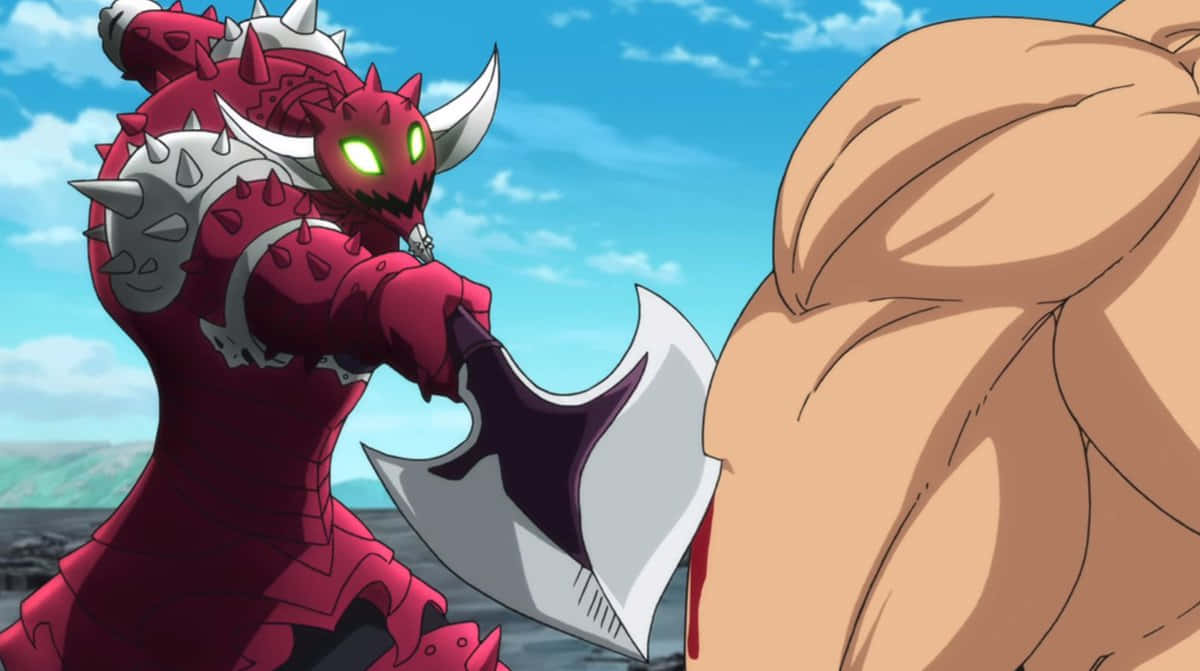Seven Deadly Sins Galand, Galand, red spiked demon, SD Desktop Wallpaper