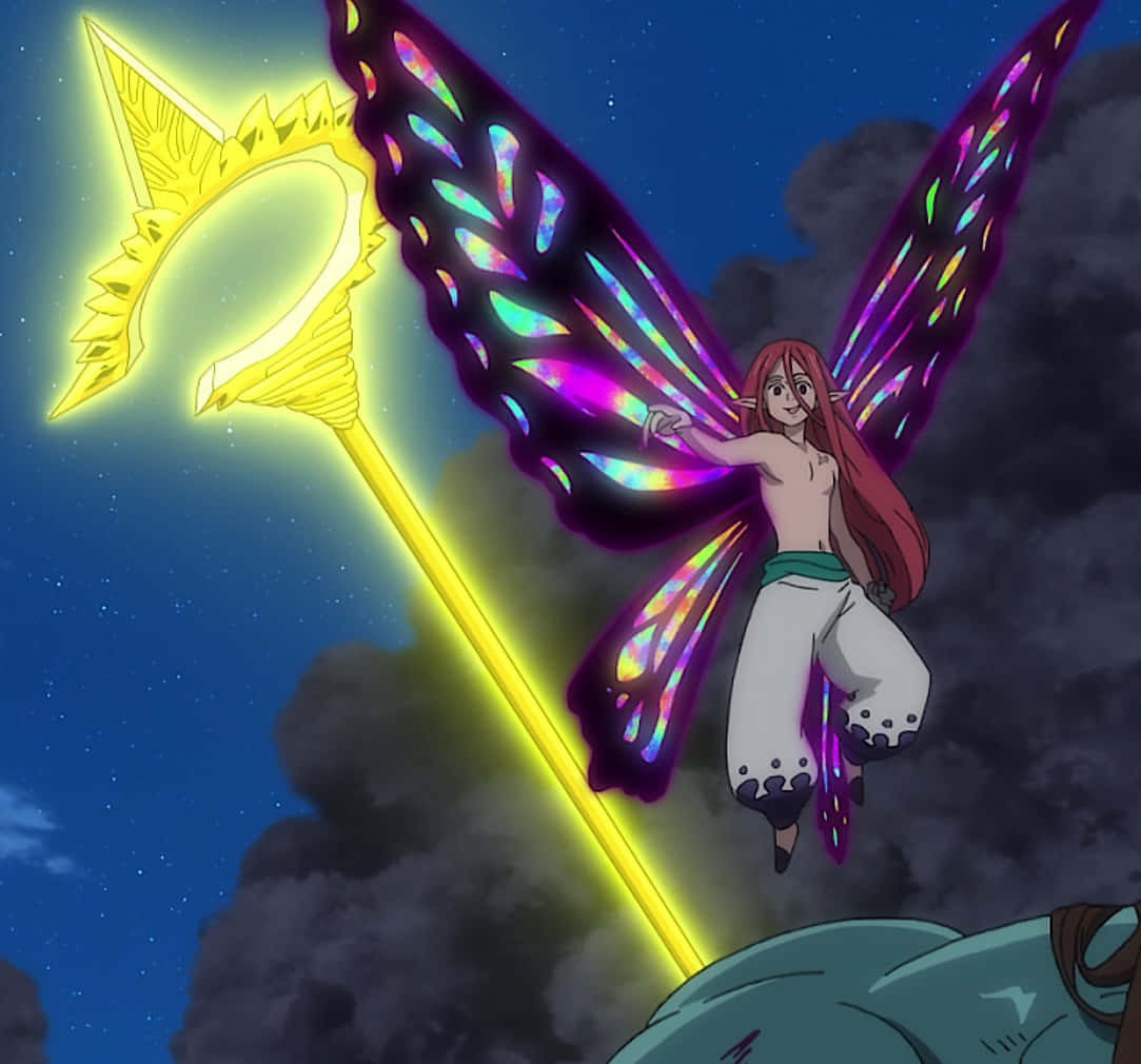 Gloxinia, Seven Deadly Sins, red-haired fairy, SD Desktop Wallpaper