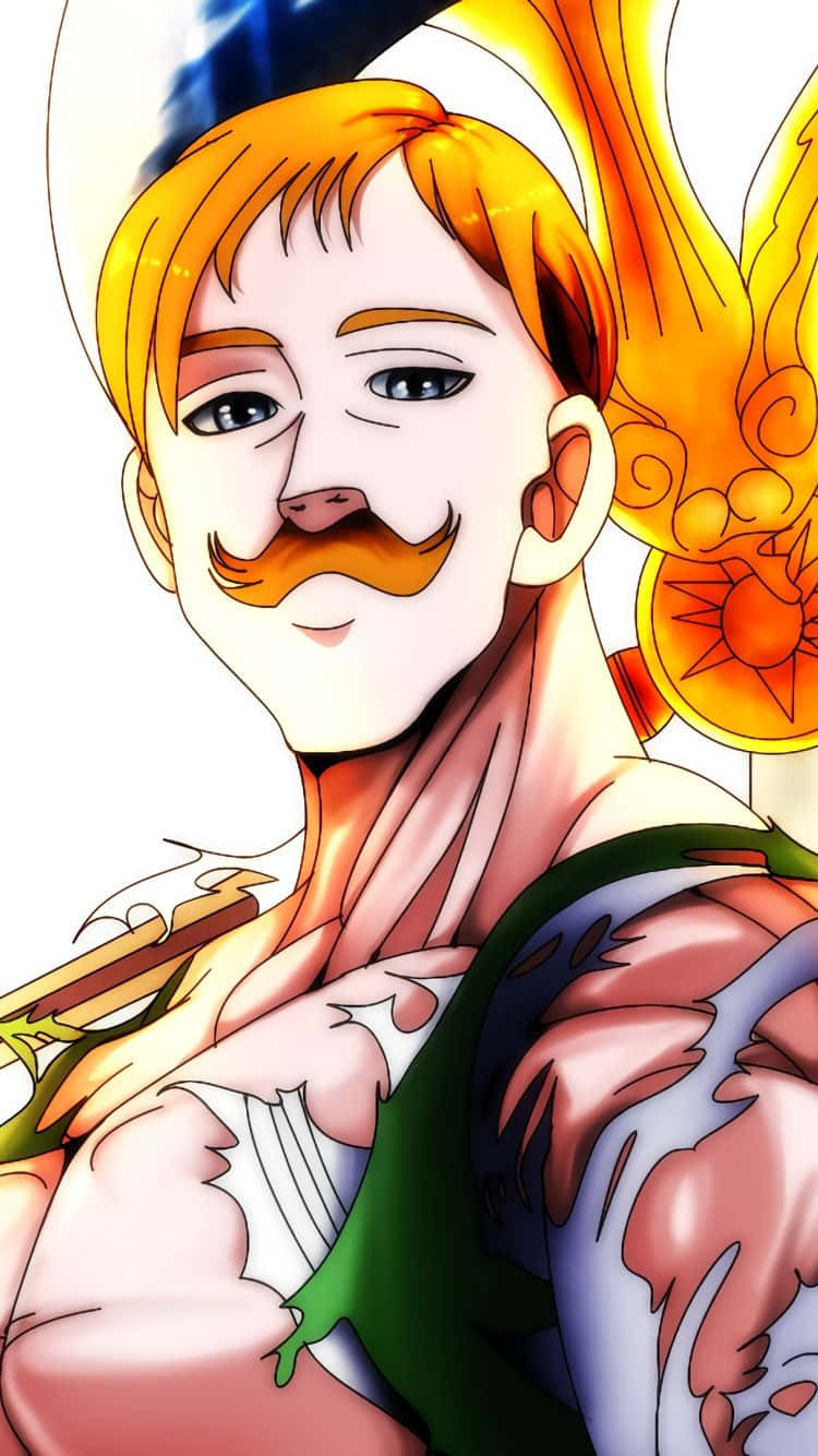 Seven Deadly Sins iPhone, anime man, orange hair, HD Phone Wallpaper