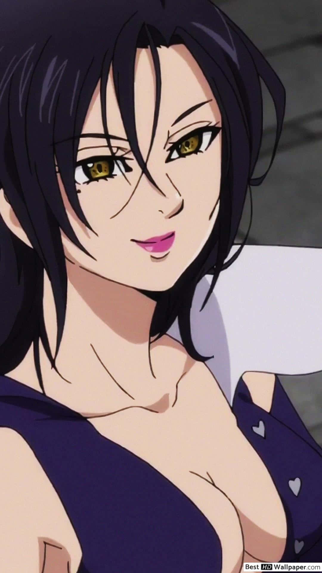 Seven Deadly Sins, anime woman, dark hair, Full HD Phone Wallpaper