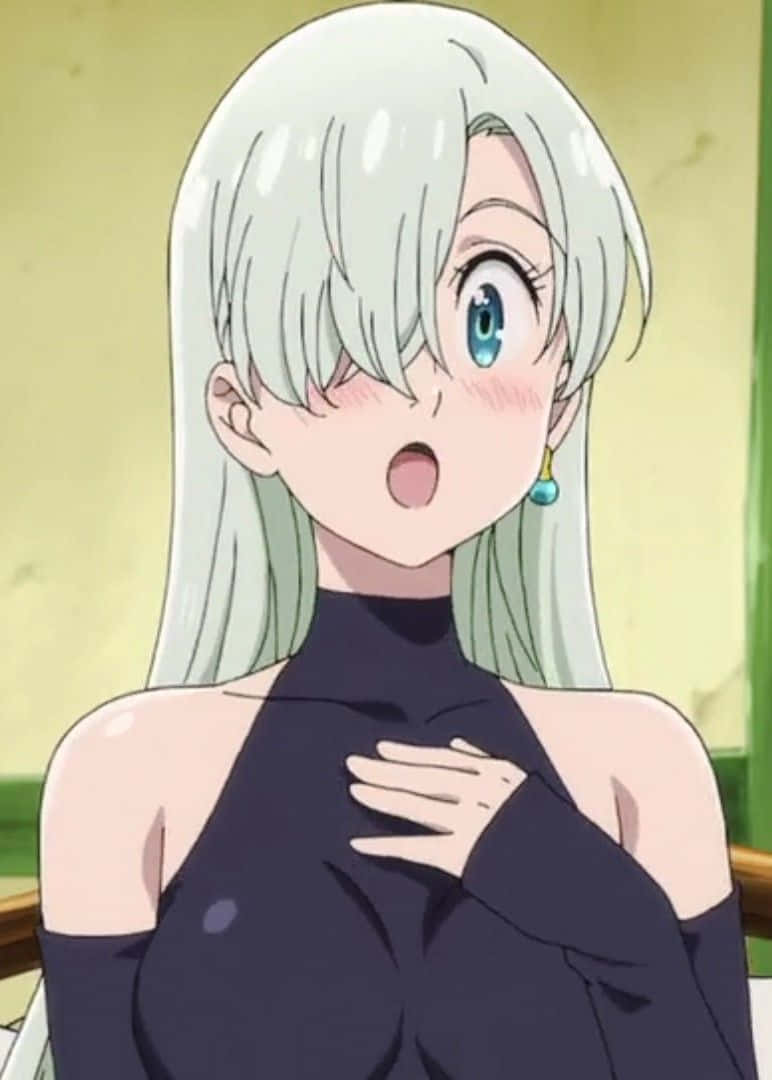 Seven Deadly Sins iPhone, anime girl, silver hair, SD Phone Wallpaper