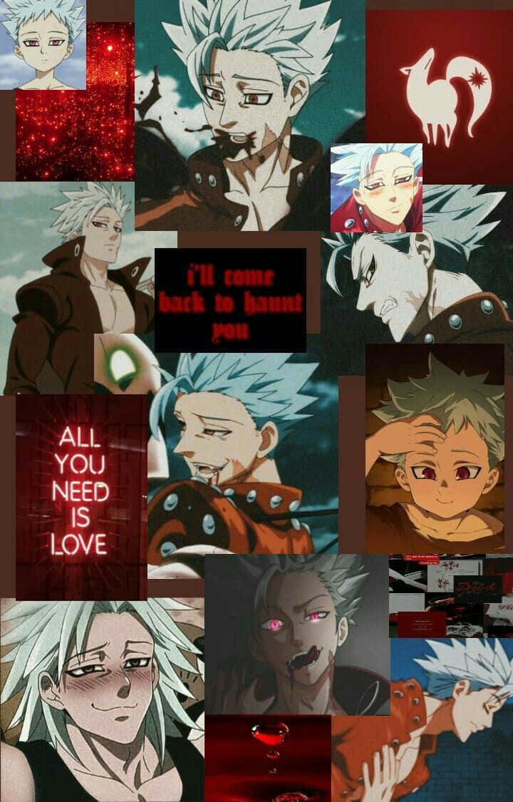 Seven Deadly Sins, anime characters, spiky hair, SD Phone Wallpaper