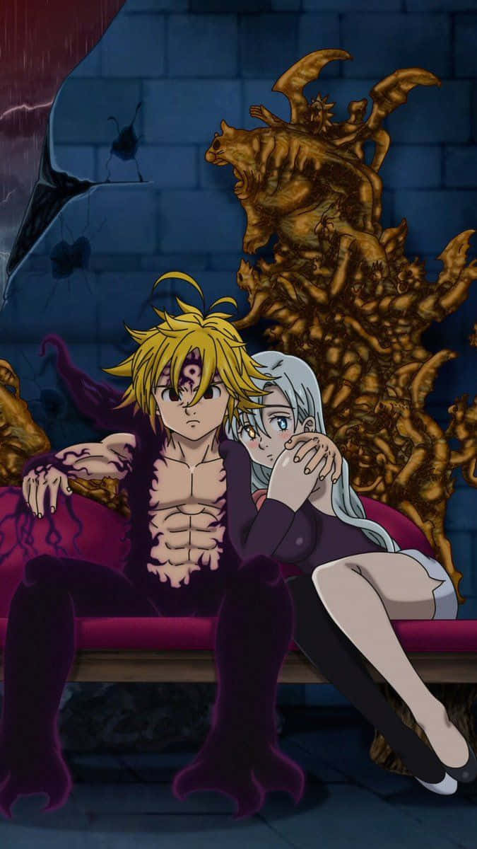 Seven Deadly Sins, iPhone, anime characters, SD Phone Wallpaper