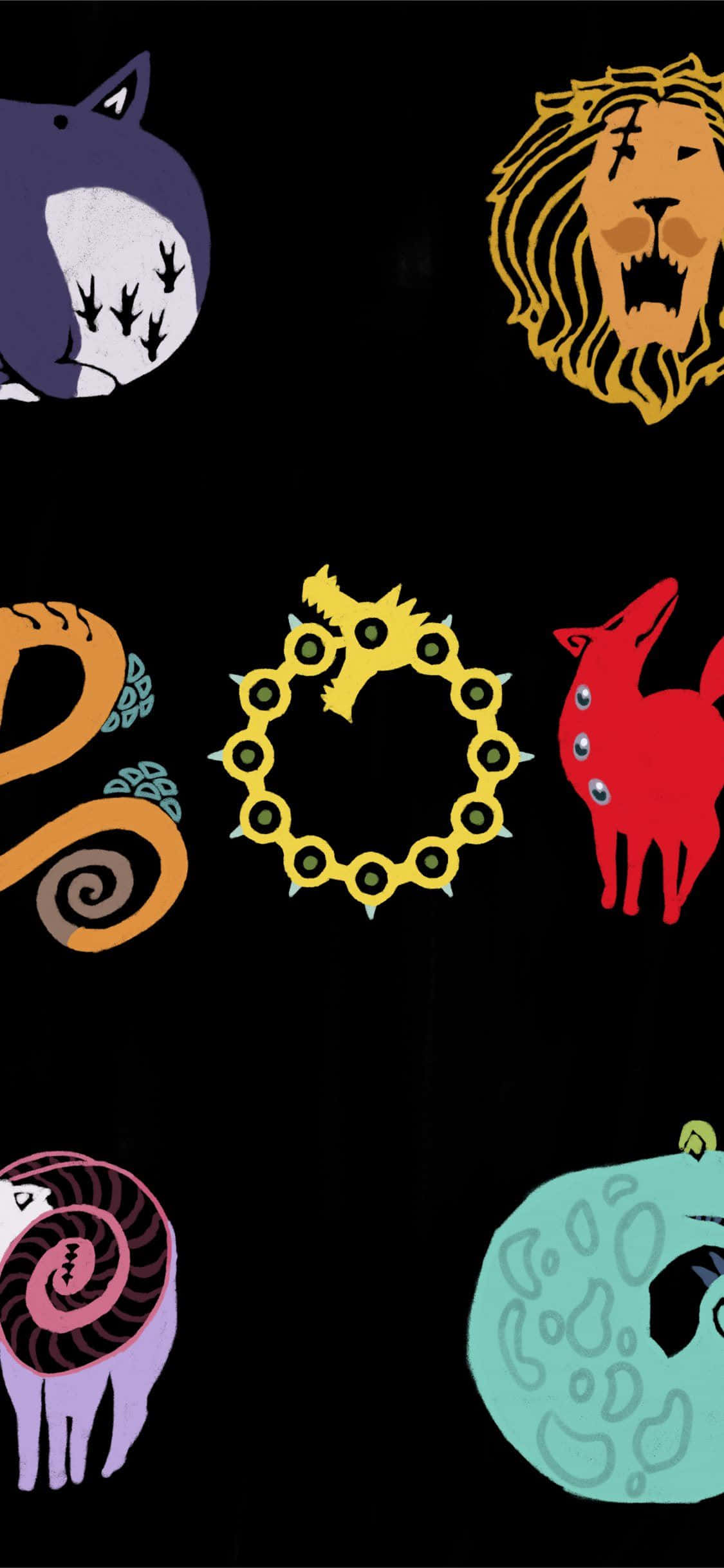 Seven Deadly Sins, iPhone, colorful, Full HD Phone Wallpaper