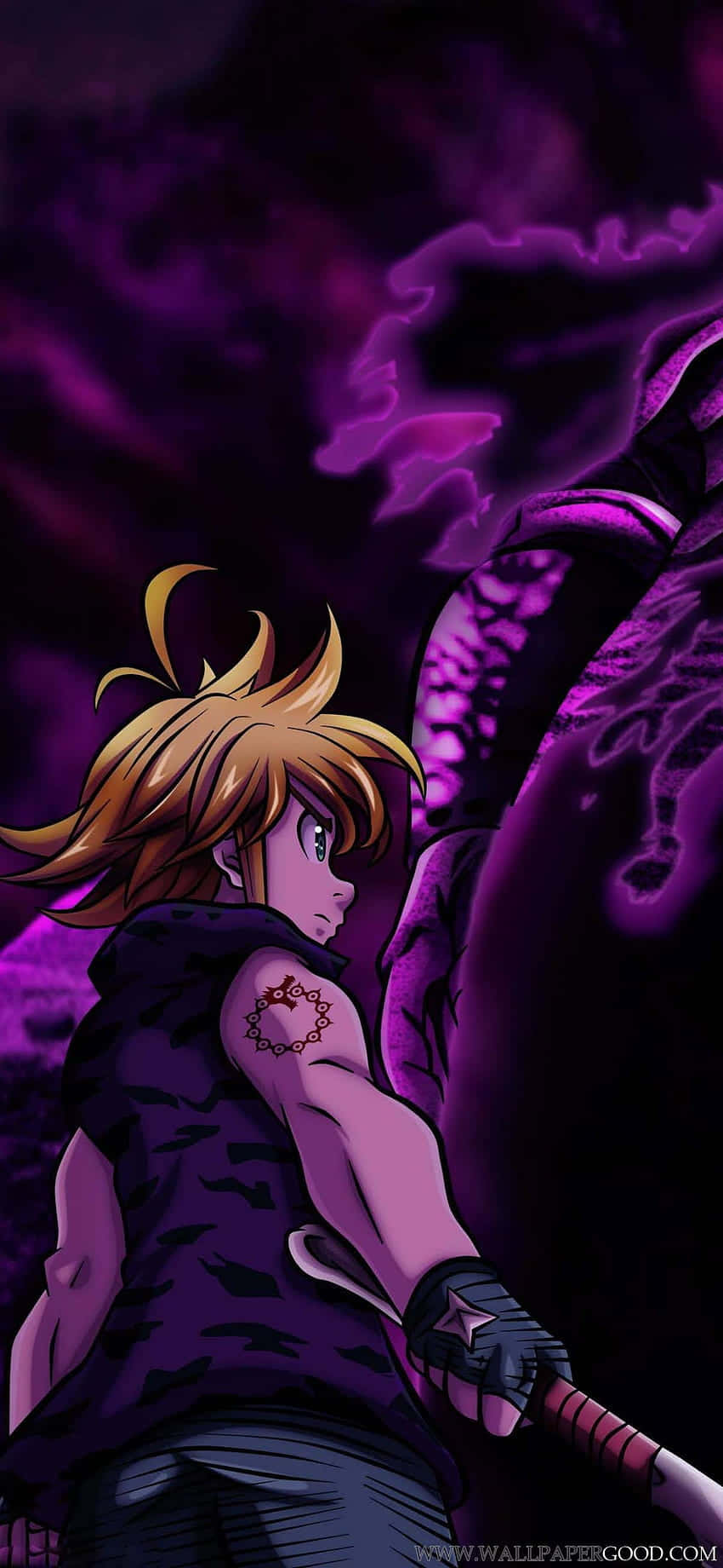 Seven Deadly Sins, iPhone, anime character, HD Phone Wallpaper