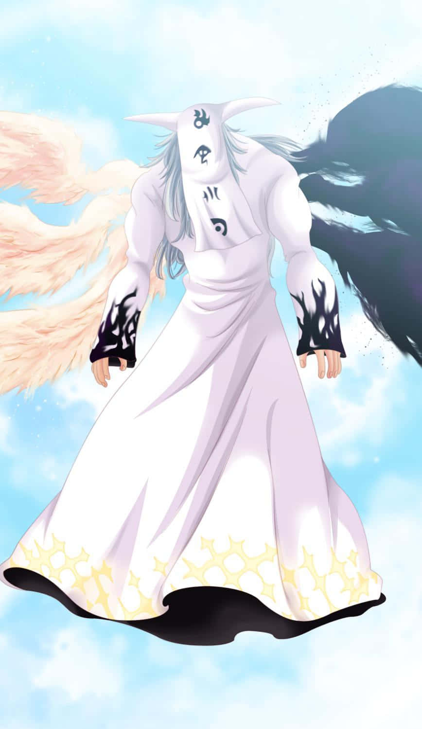 Mael, anime figure, white-robed, HD Phone Wallpaper