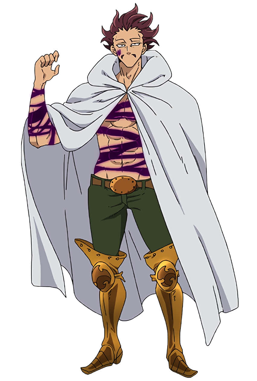 Seven Deadly Sins Monspeet, Monspeet, spiky brown hair, SD Phone Wallpaper