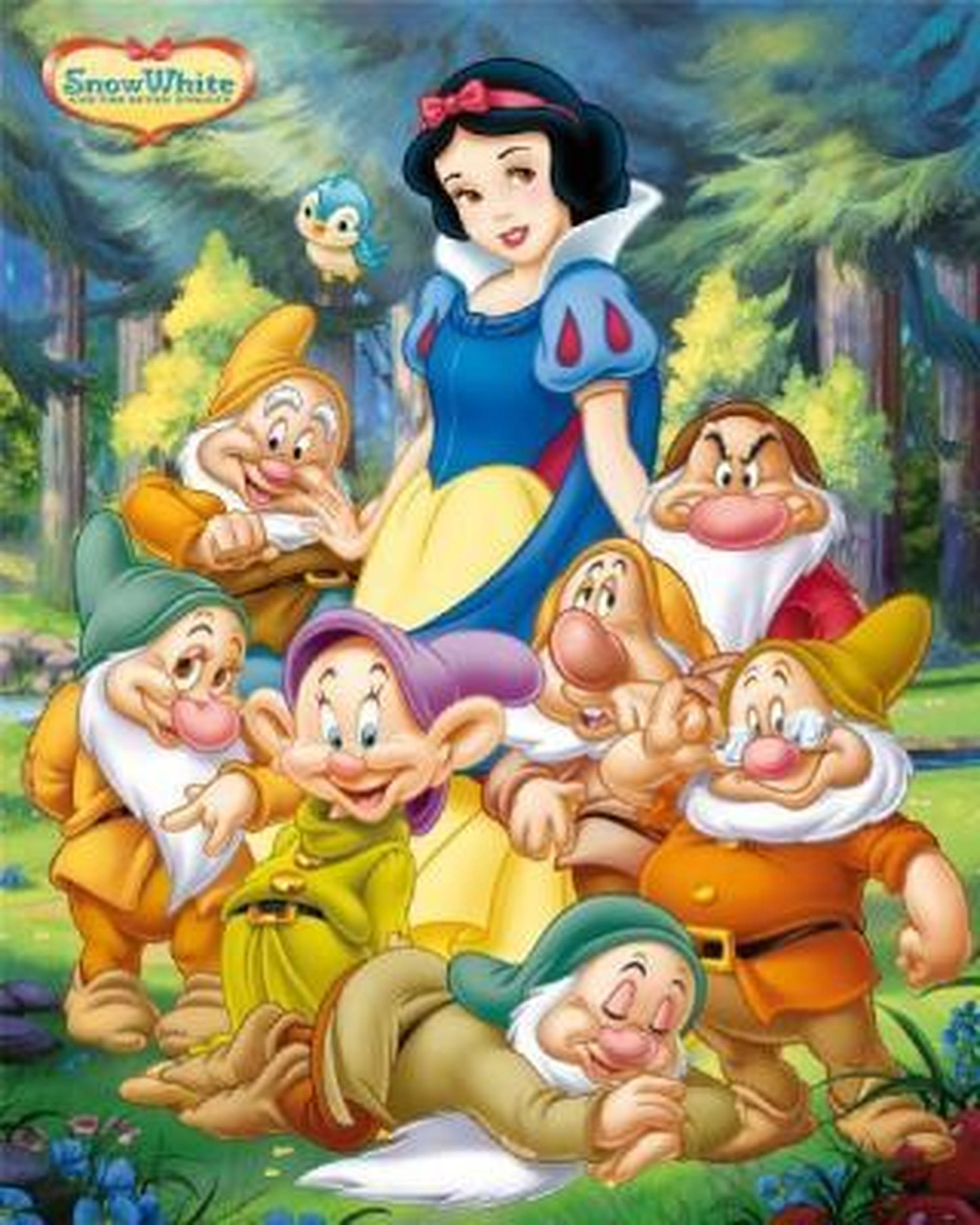 Seven Dwarfs, Snow White, forest, 2K Phone Wallpaper