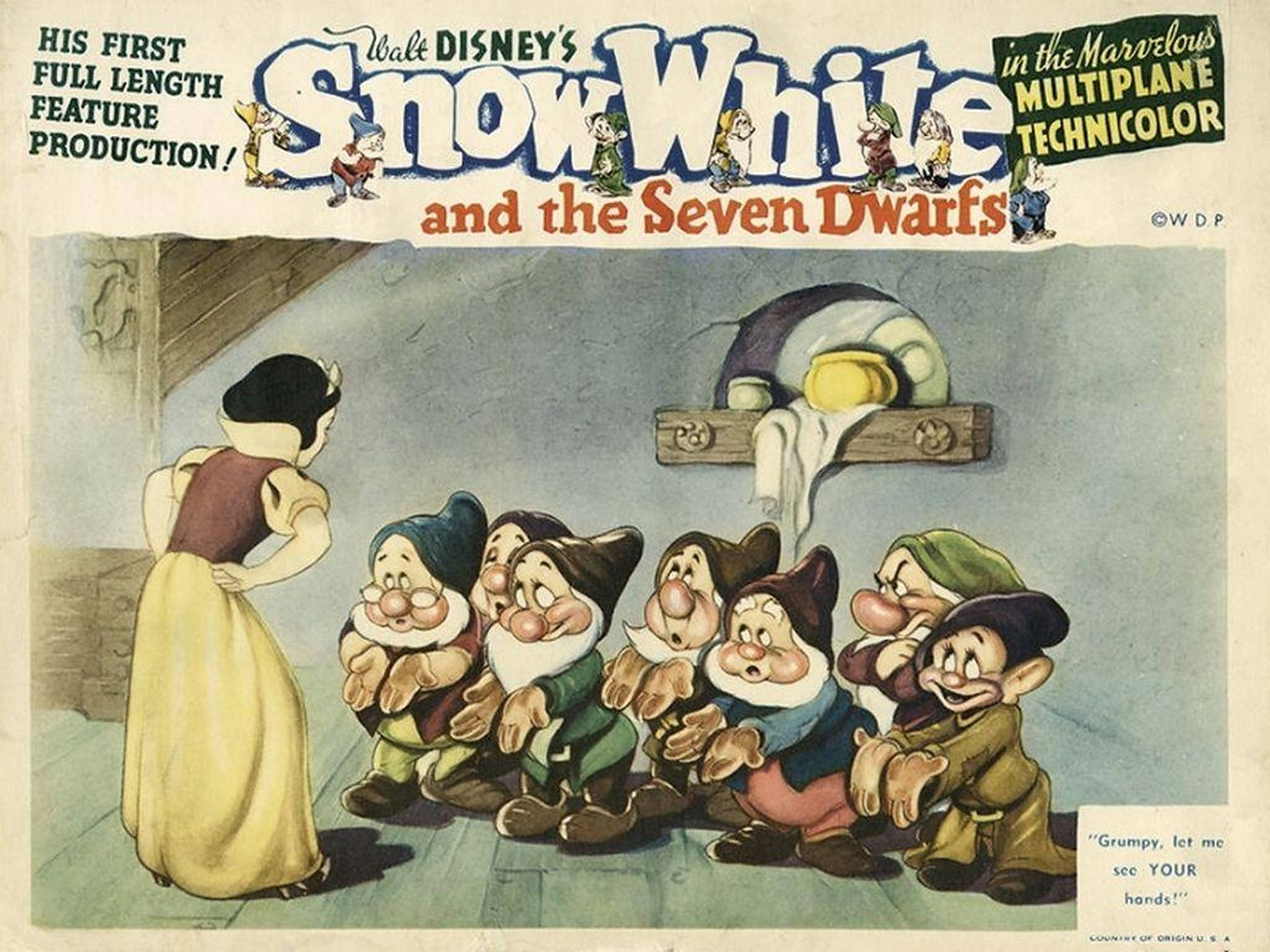 Seven Dwarfs, Snow White, rustic wooden room, 2K Desktop Wallpaper