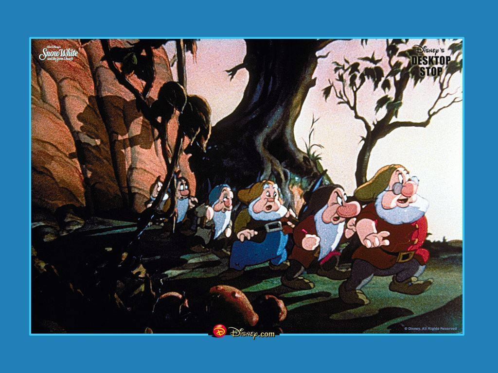 Snow White and the Seven Dwarfs, Seven Dwarfs, animated dwarfs, SD Desktop Wallpaper