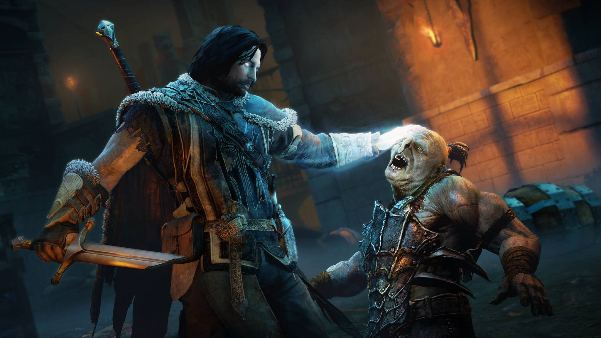 Shadow Of Mordor, hero, monster, Full HD Desktop Wallpaper