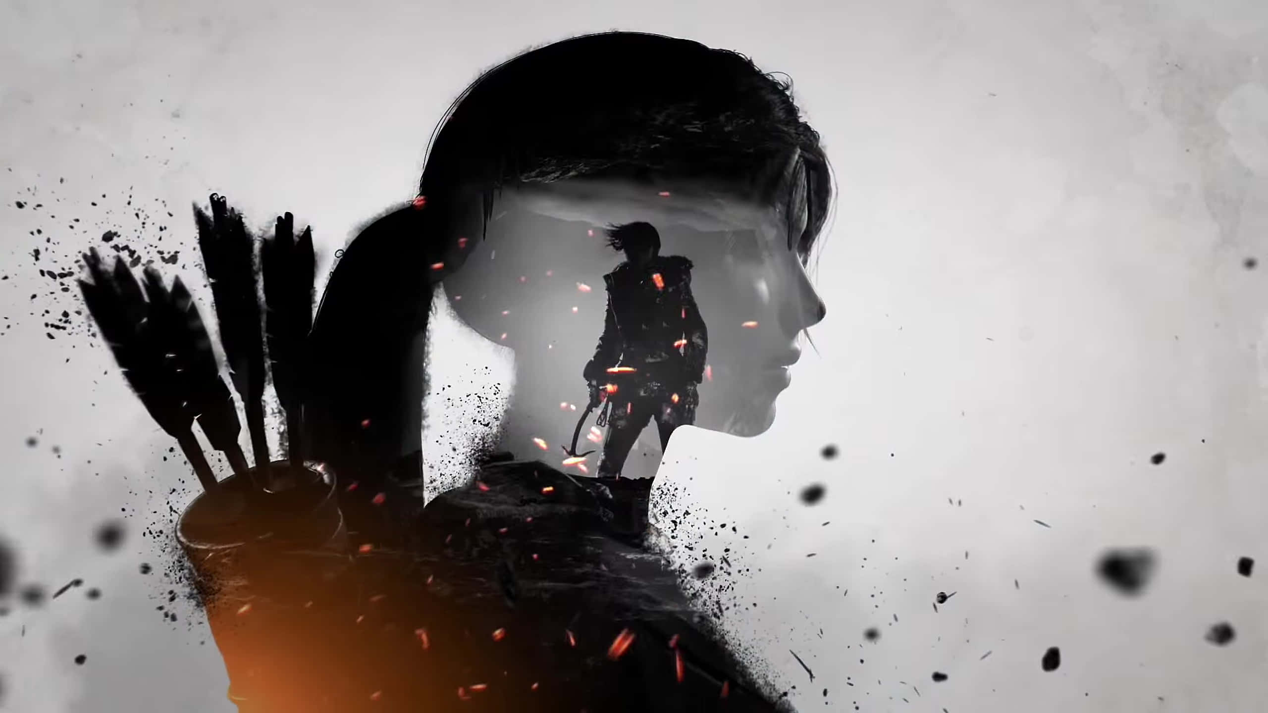 Shadow Of The Tomb Raider HD, woman, arrows, 2K Desktop Wallpaper