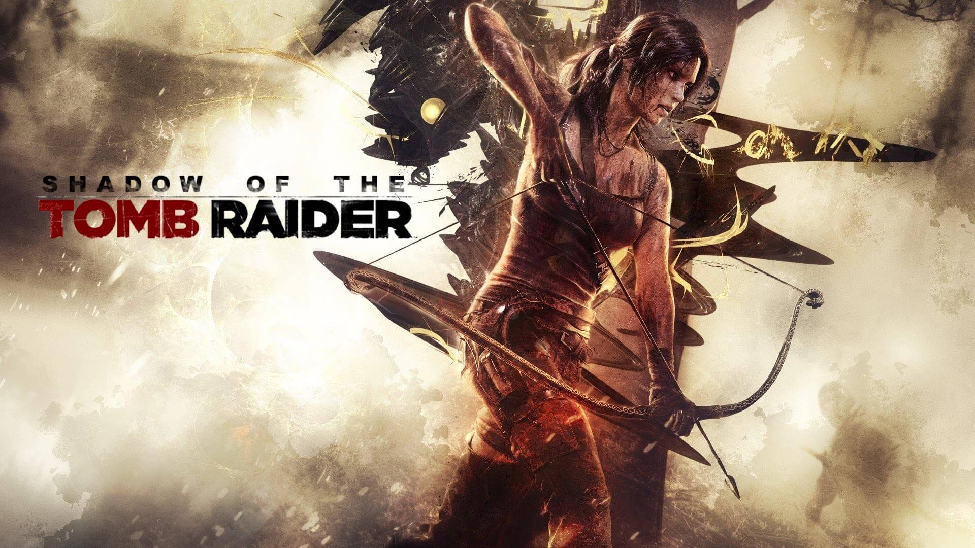 Shadow Of The Tomb Raider, female adventurer, bow, Full HD Desktop Wallpaper