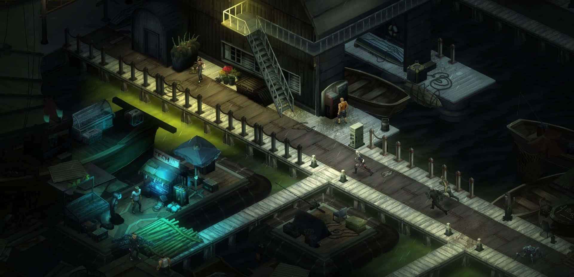 Shadowrun, cyberpunk, fantasy role-playing game, Full HD Desktop Wallpaper