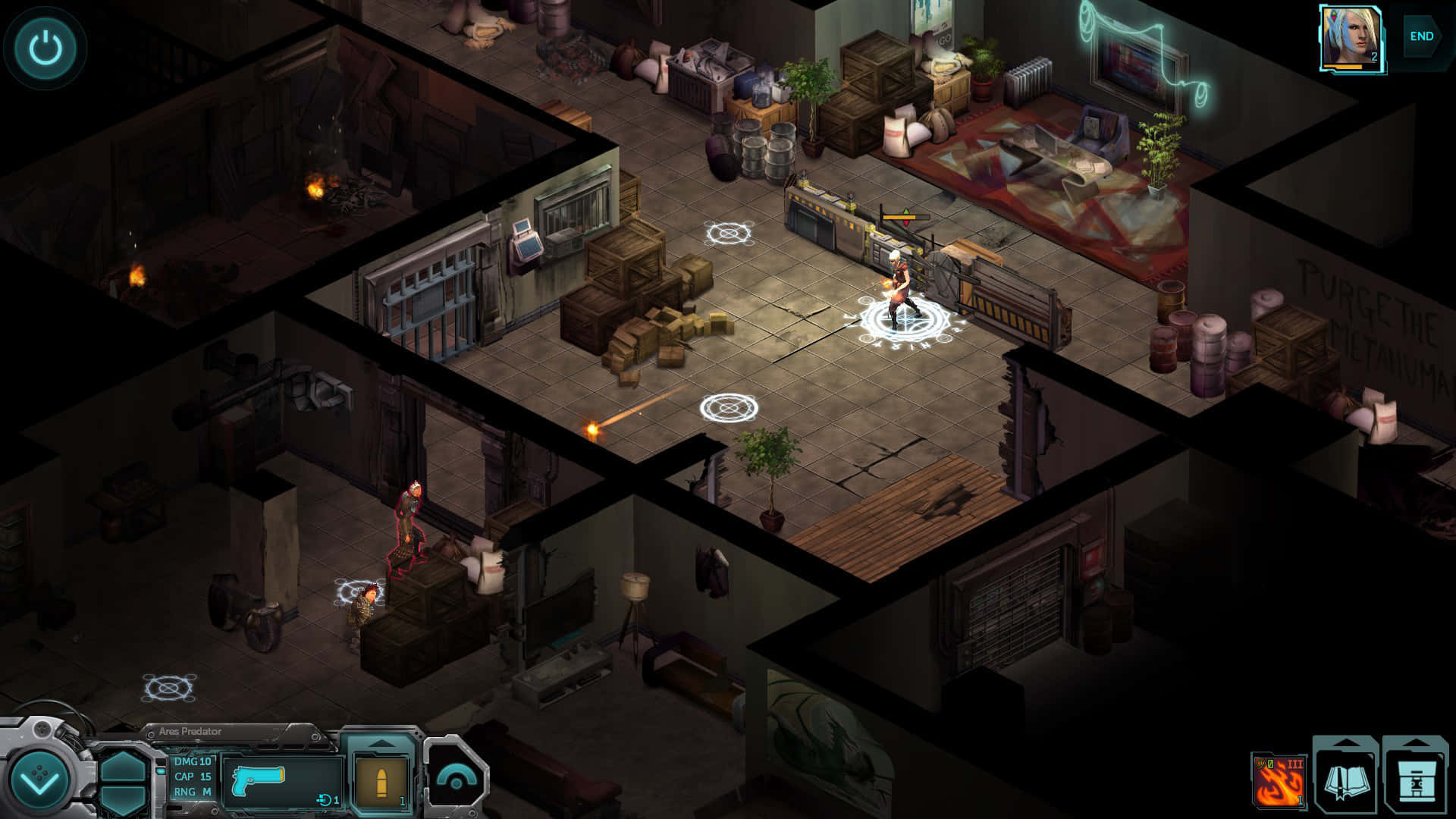 Shadowrun, top-down view, dimly lit, Full HD Desktop Wallpaper