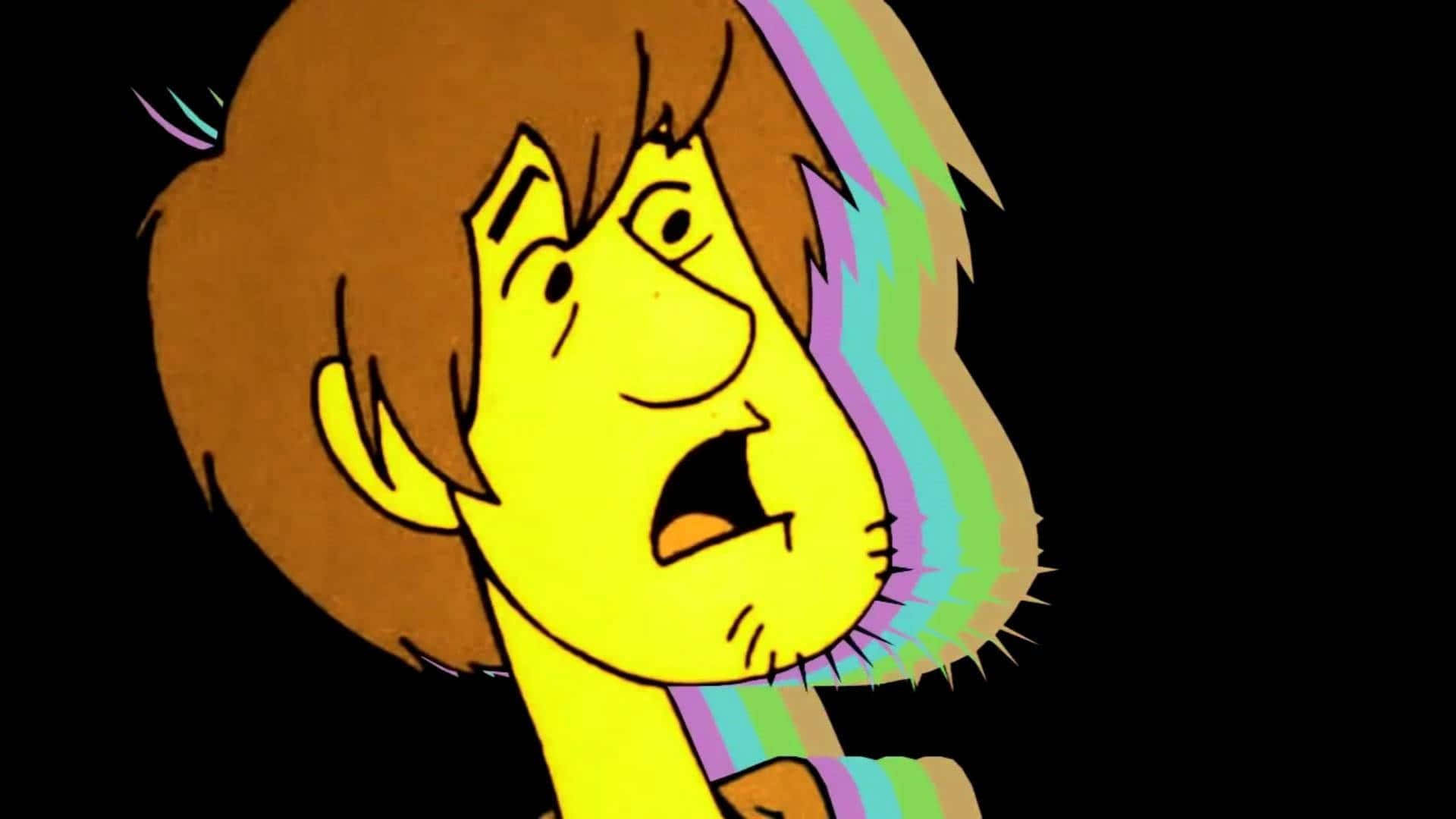 Shaggy Rogers, brown hair, yellow skin, Full HD Desktop Wallpaper