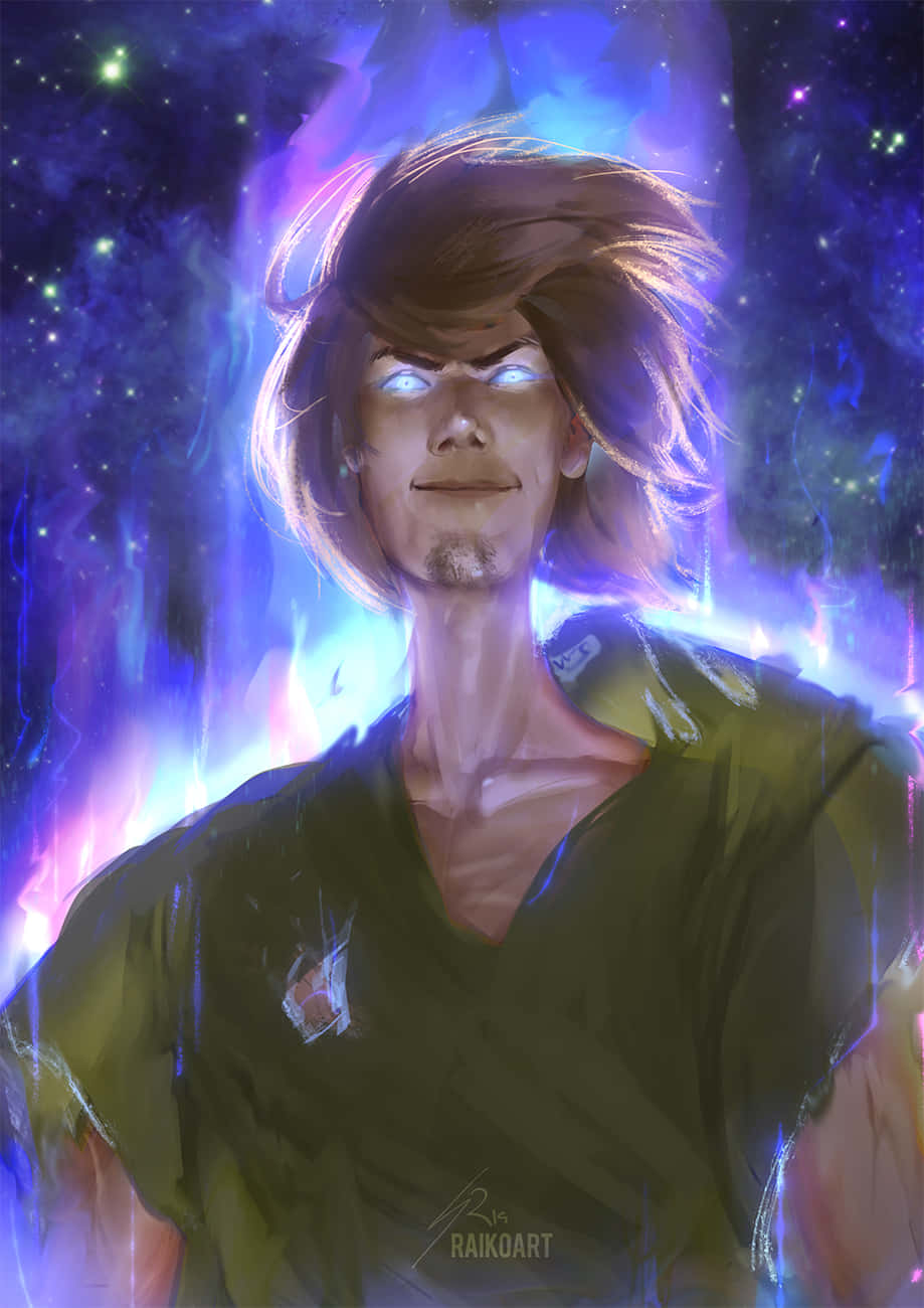 Shaggy Rogers, glowing eyes, wind-swept hair, HD Phone Wallpaper