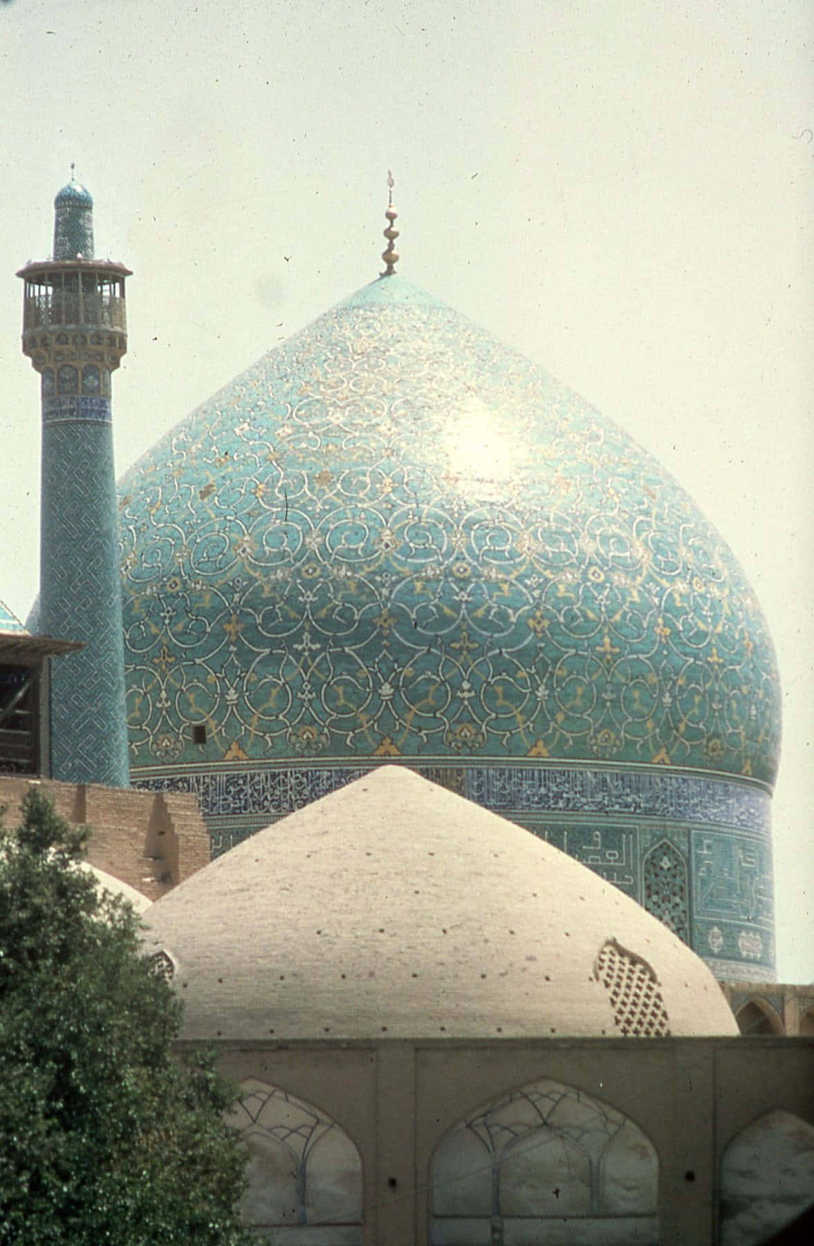 Shah Mosque, dome, turquoise tilework, HD Phone Wallpaper
