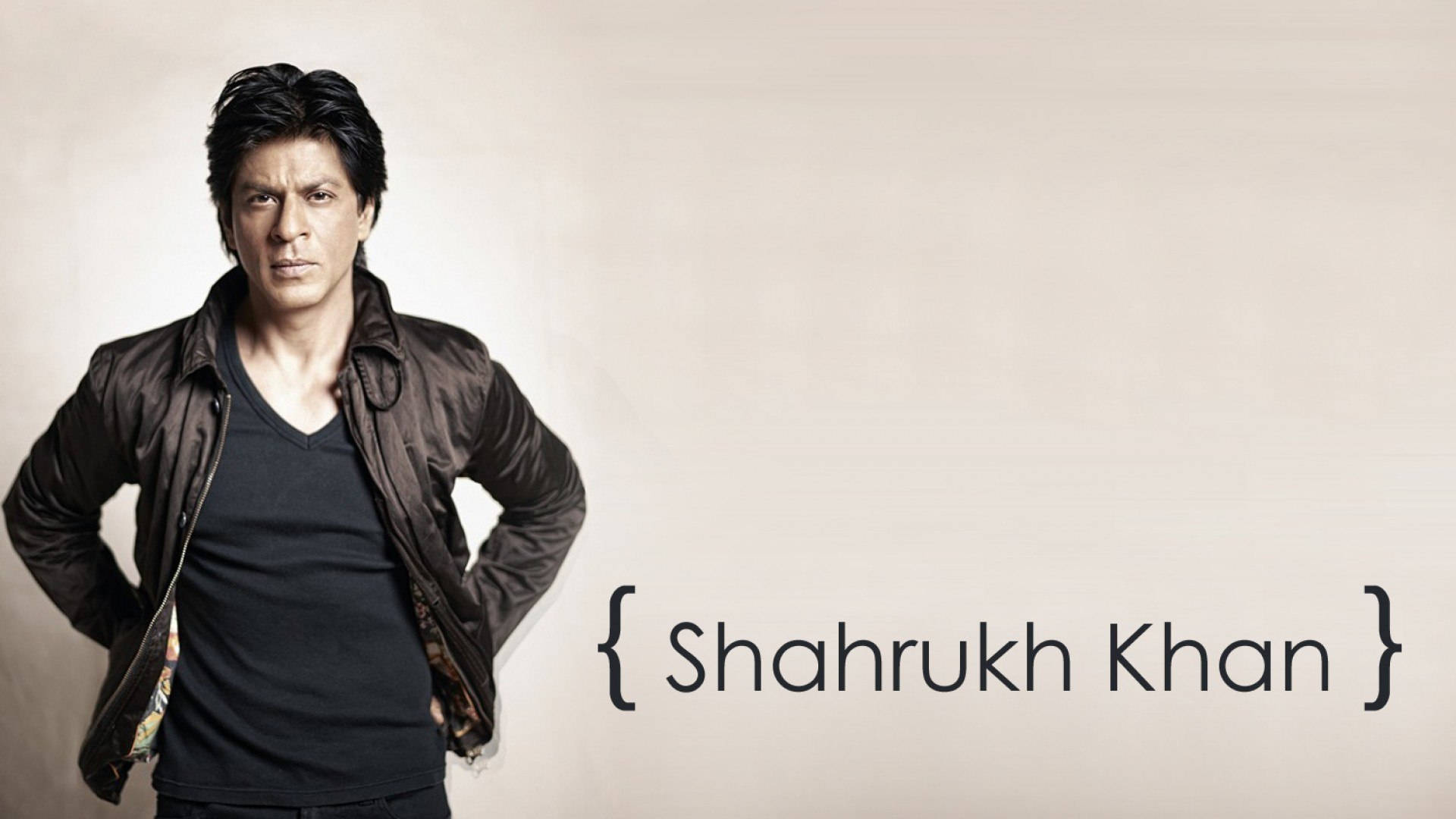 Shah Rukh Khan, brown jacket, dark jacket, Full HD Desktop Wallpaper