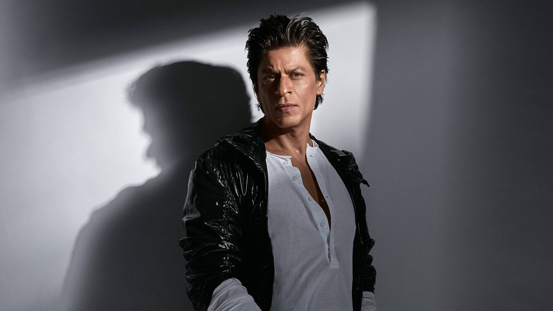 Shah Rukh Khan, Vogue Photoshoot, black jacket, Full HD Desktop Wallpaper
