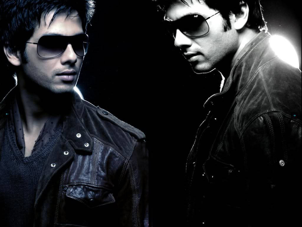 Shahid Kapoor, black getup, leather jackets, SD Desktop Wallpaper