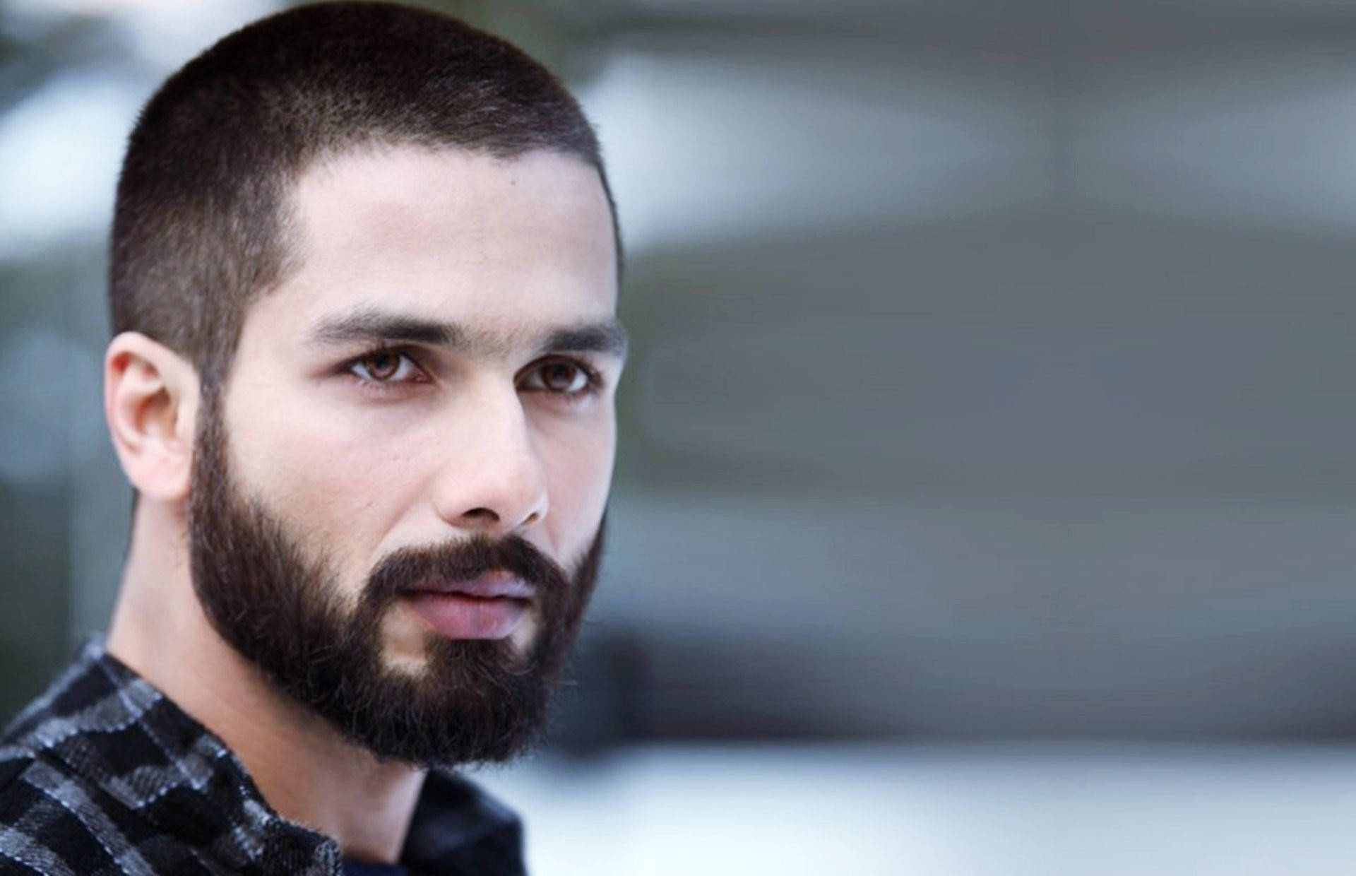 Shahid Kapoor, dark beard, short hair, Full HD Desktop Wallpaper