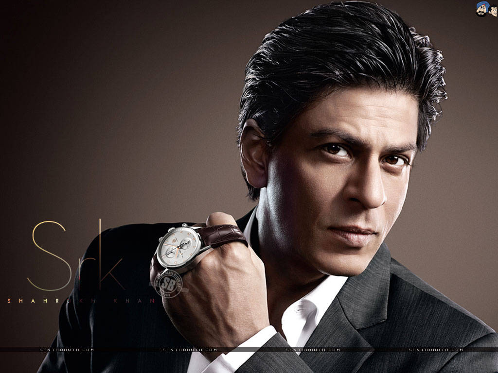 Shahrukh Khan, HD Watch Model, dark suit, SD Desktop Wallpaper