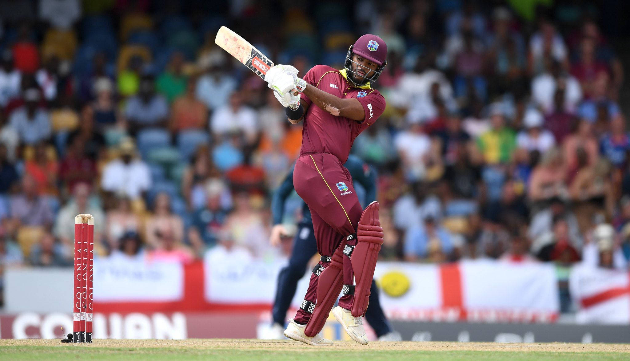 Shai Hope, maroon uniform, cricket player, Full HD Desktop Wallpaper