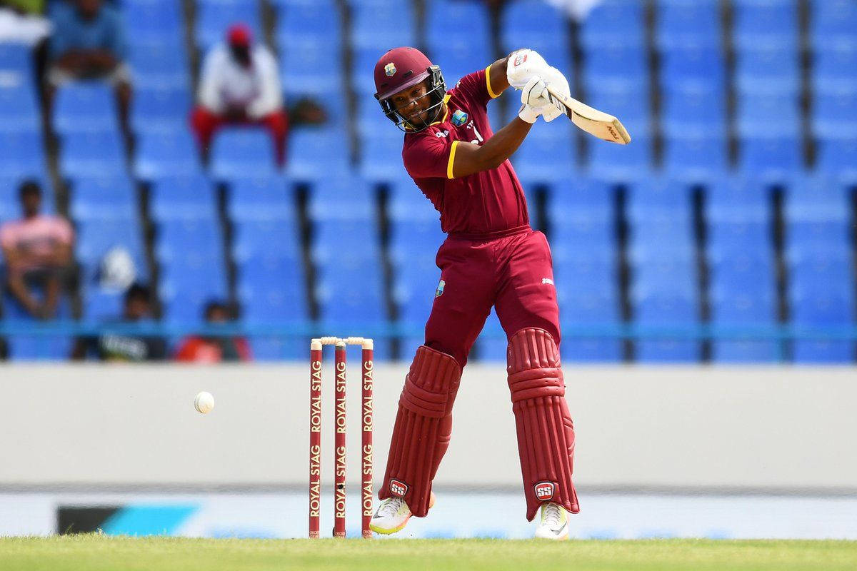 Shai Hope, red kit, maroon uniform, SD Desktop Wallpaper