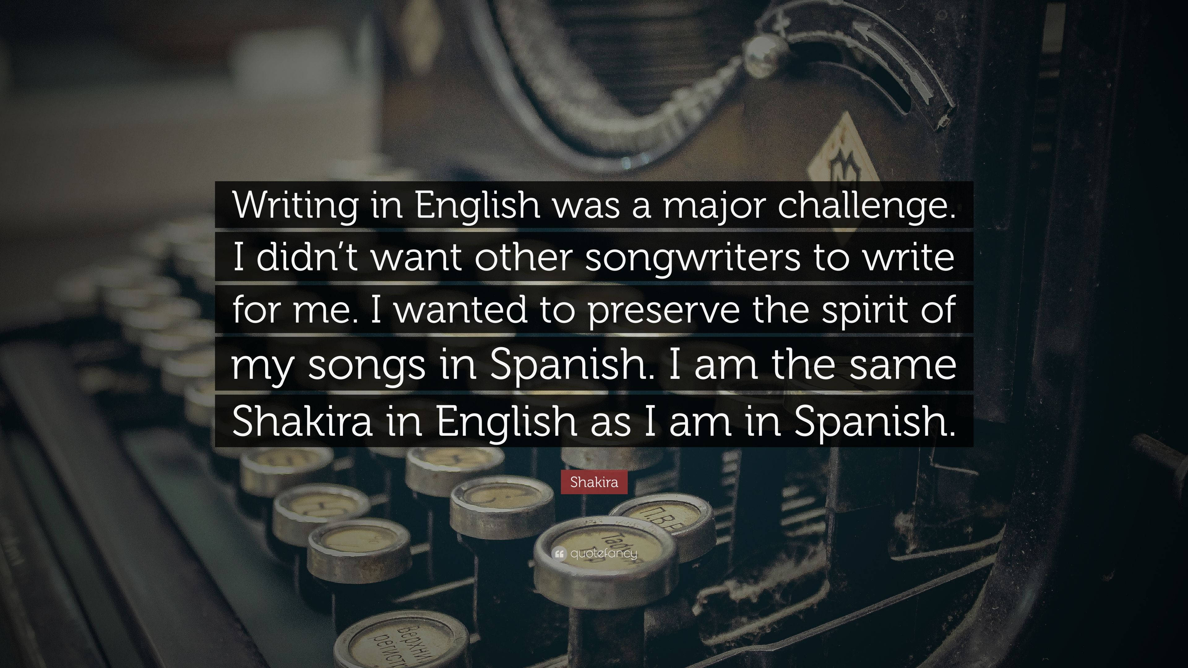 Shakira, typewriter, quote, 4K Desktop Wallpaper