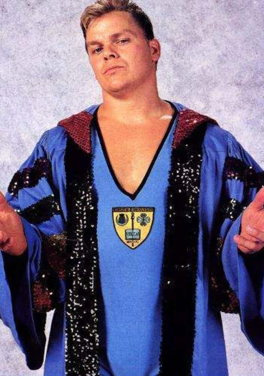 Shane Douglas, blue sequined robe, crest, HD Phone Wallpaper