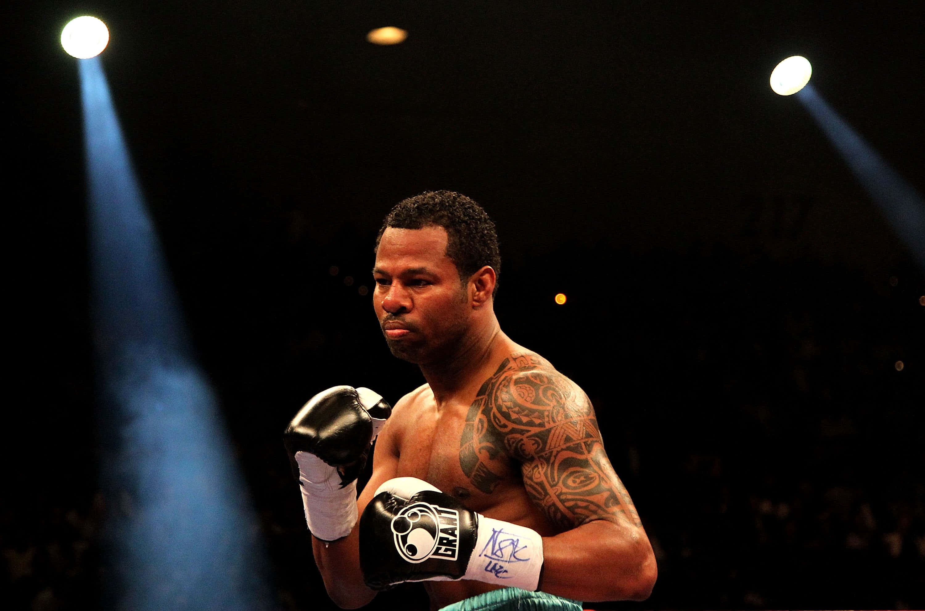 Shane Mosley, ring, spotlights, 2K Desktop Wallpaper
