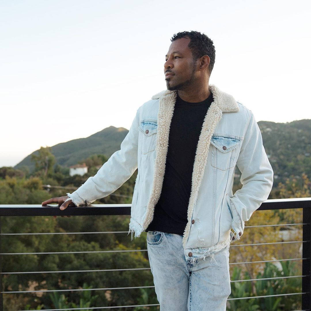 Shane Mosley, denim jacket, shearling collar, SD Desktop Wallpaper
