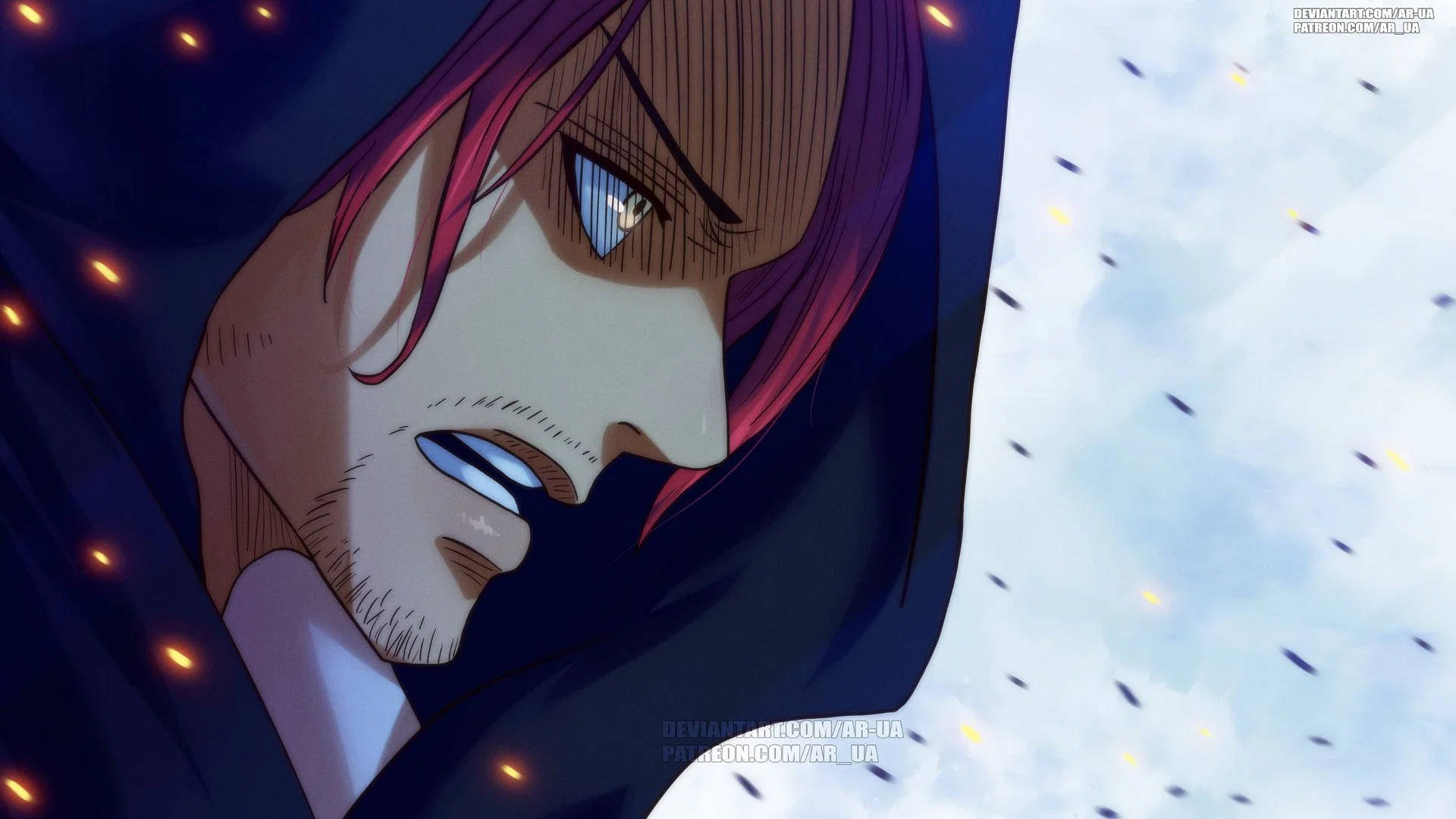 Shanks, anime, red hair, Full HD Desktop Wallpaper