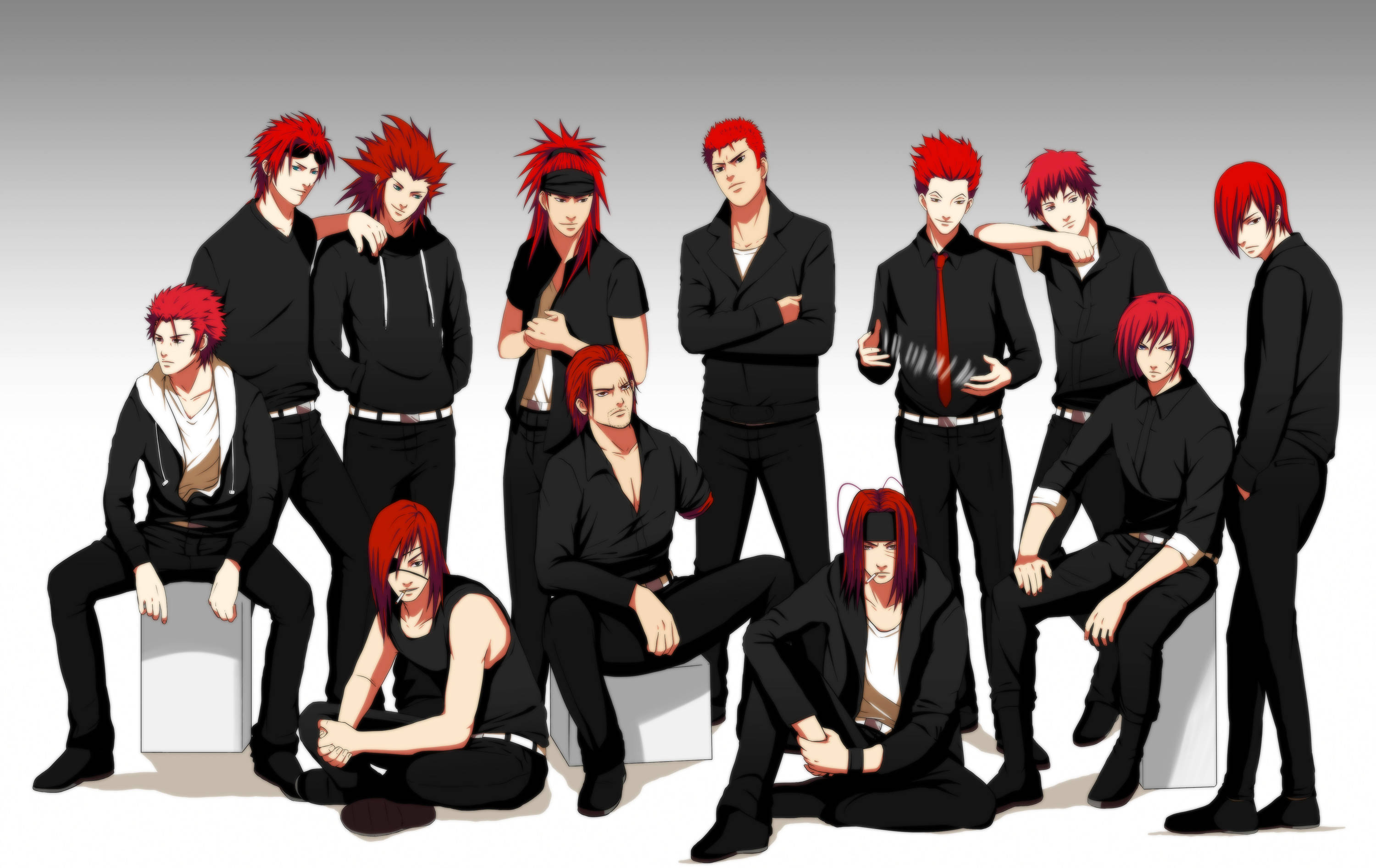Shanks, red-haired, anime boys, 2K Desktop Wallpaper