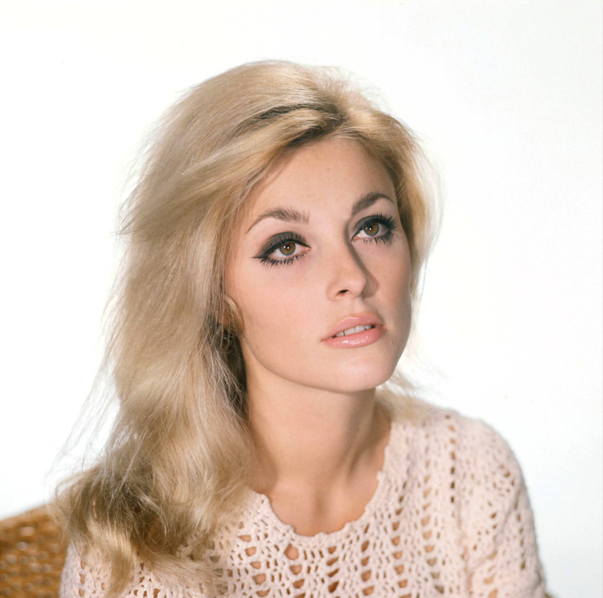 Sharon Tate, blonde woman, voluminous hair, Full HD Desktop Wallpaper